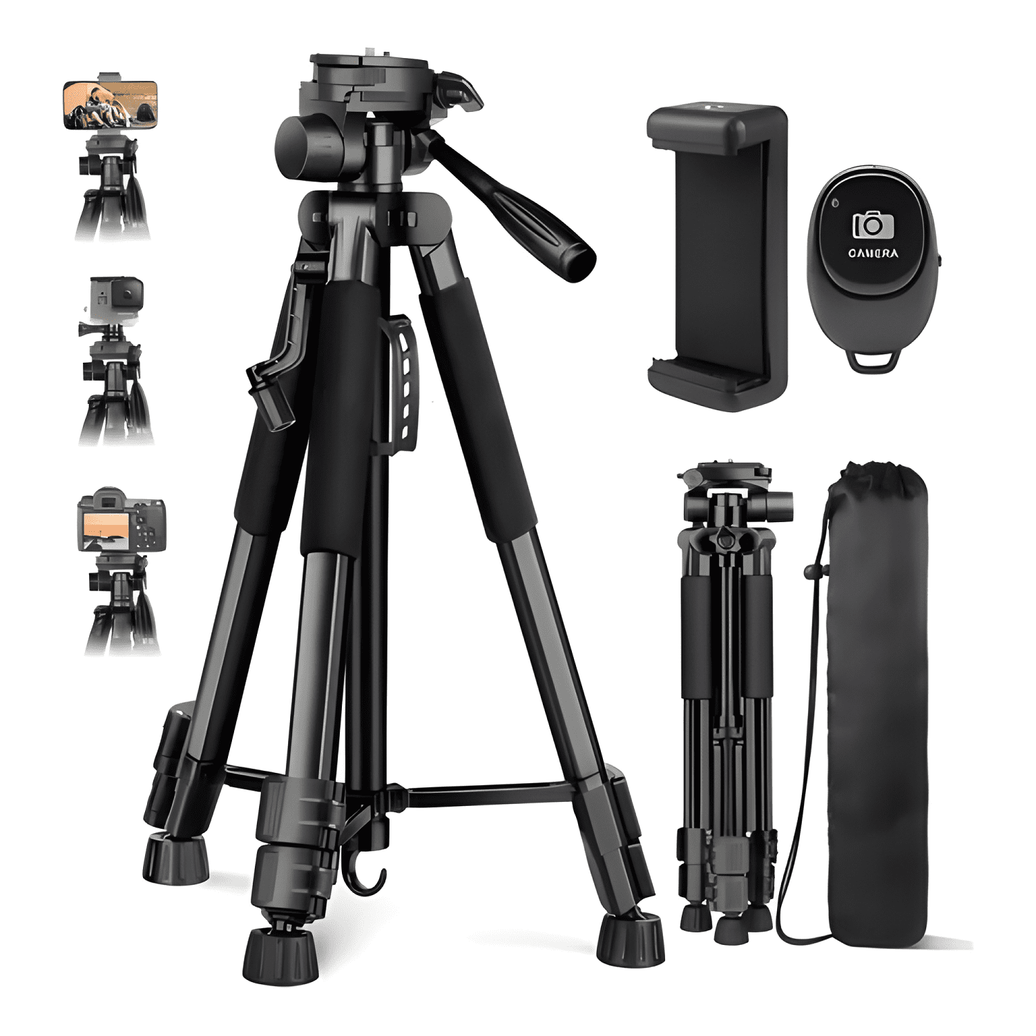 Trípode Para Cámara Profesional Con Control Bluetooth 160cm-0