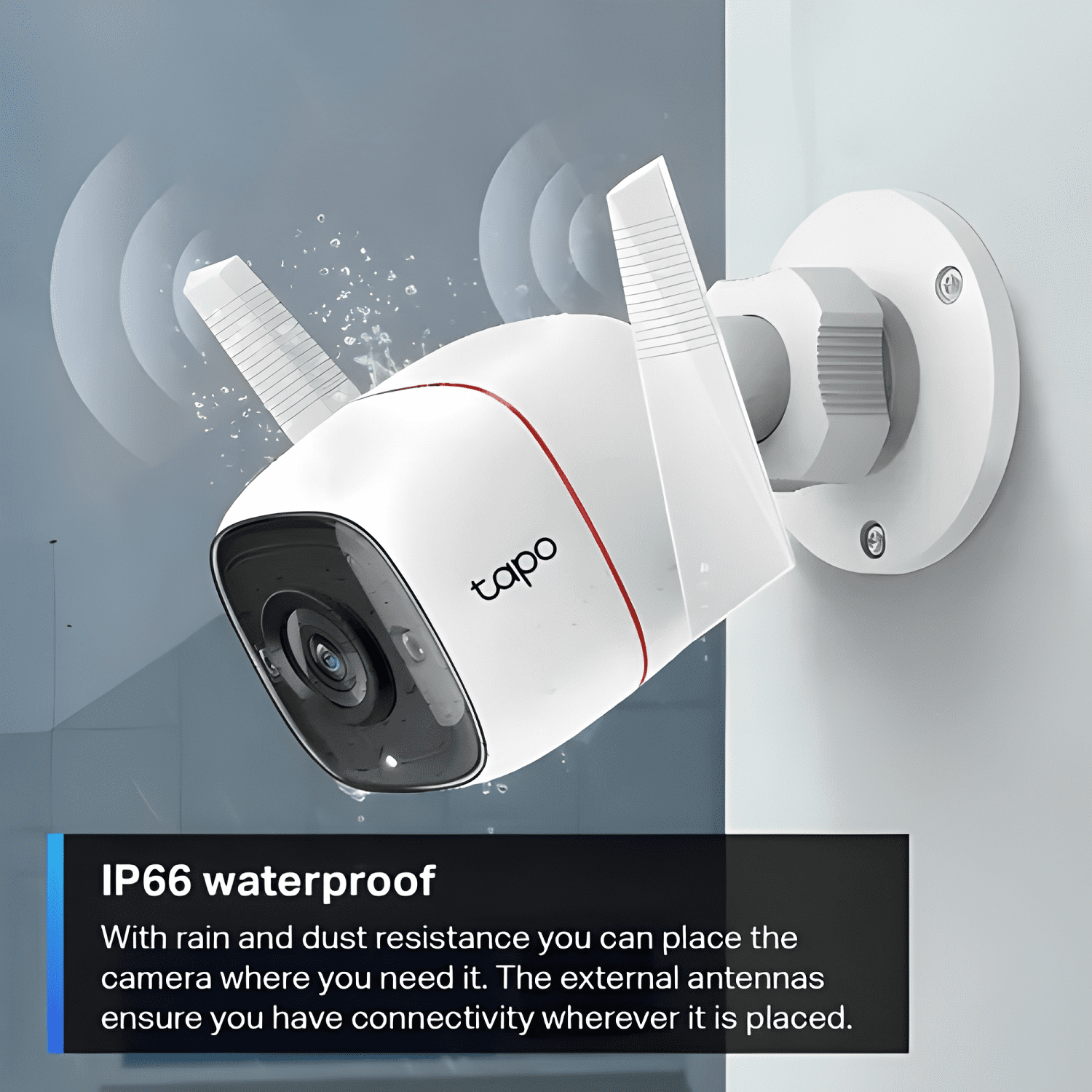 Camara Wi-fi Outdoor Security 2K QHD Blanco-3