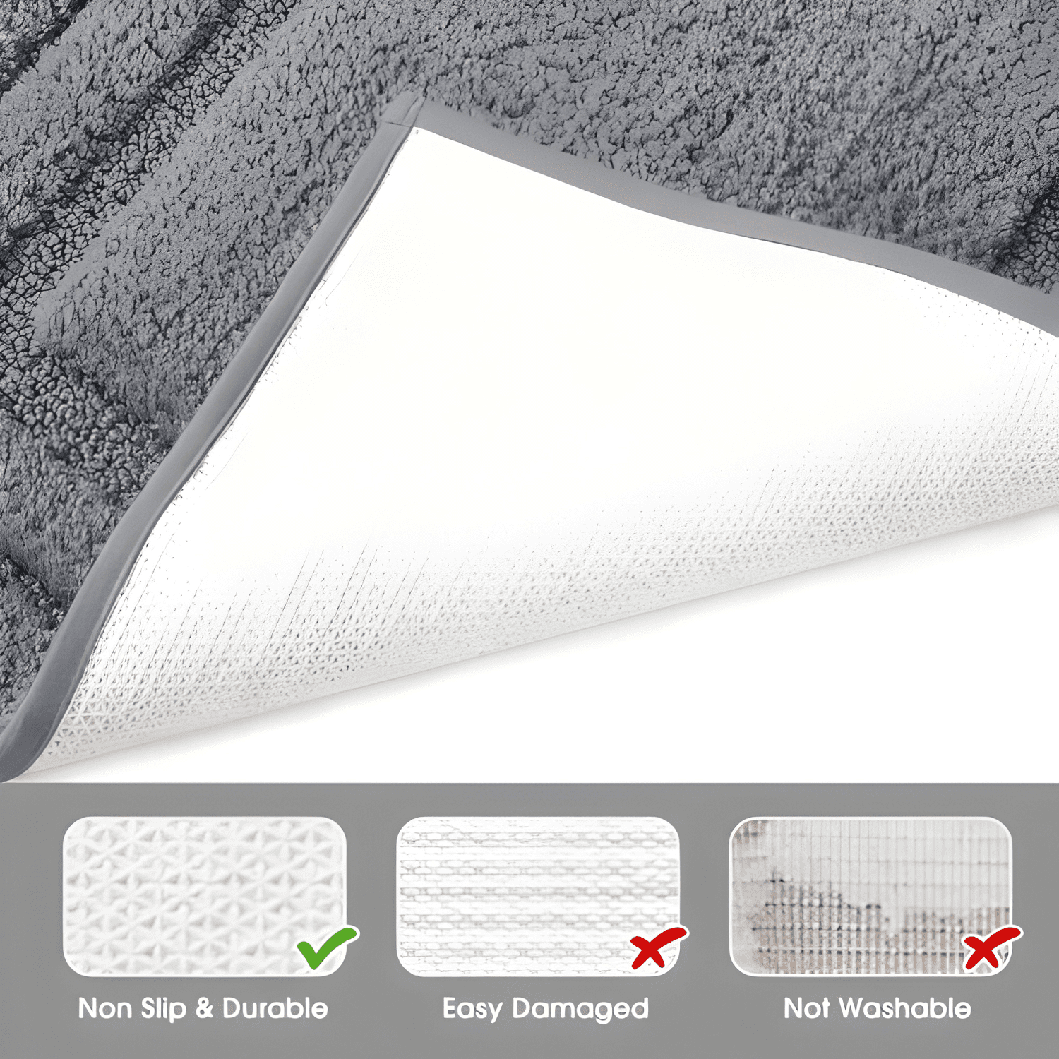 Alfombra Baño Microfibra Bajada Ducha Absorbente Colores-4