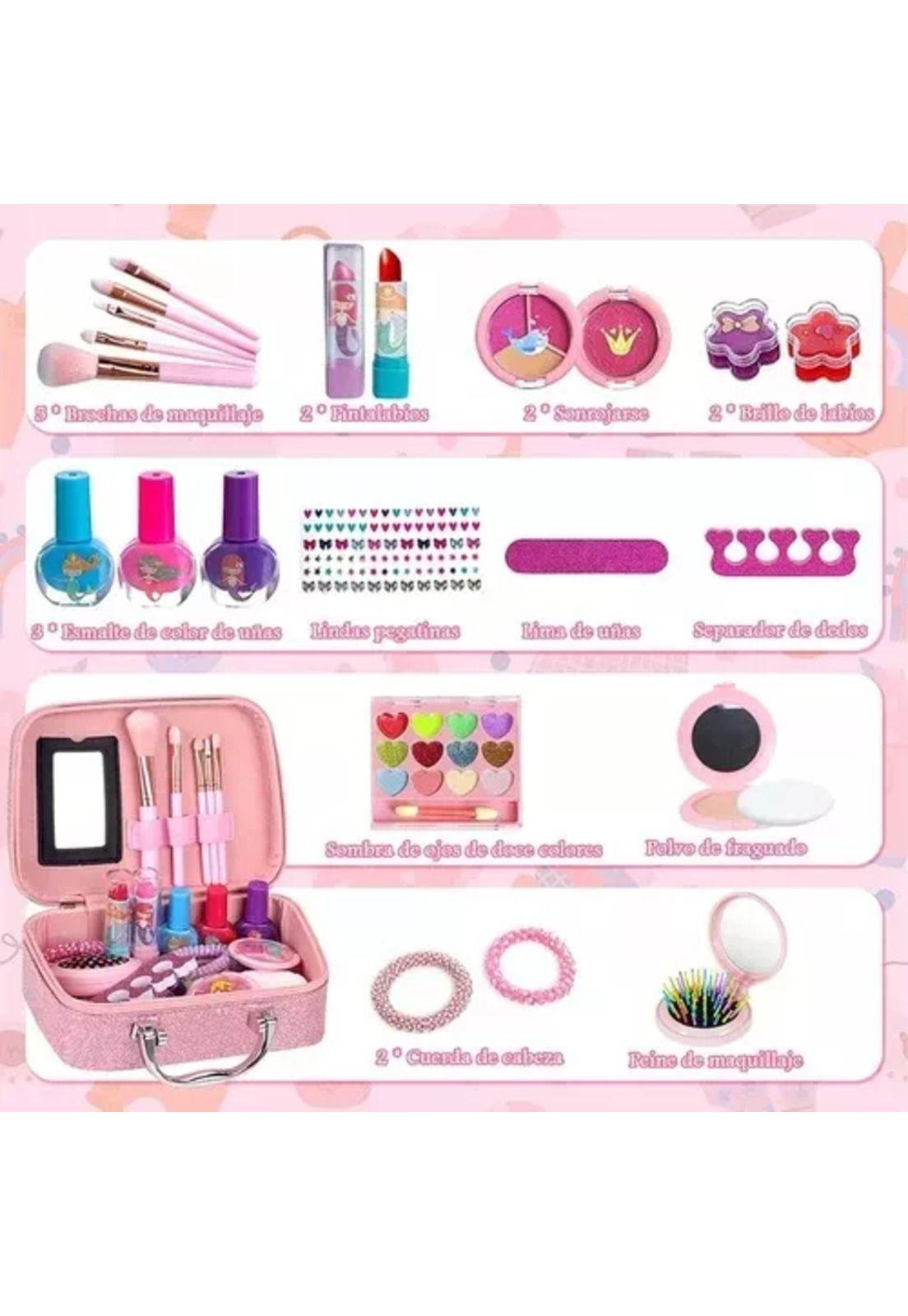 Maquillaje lavables no tóxicos para niñas-1