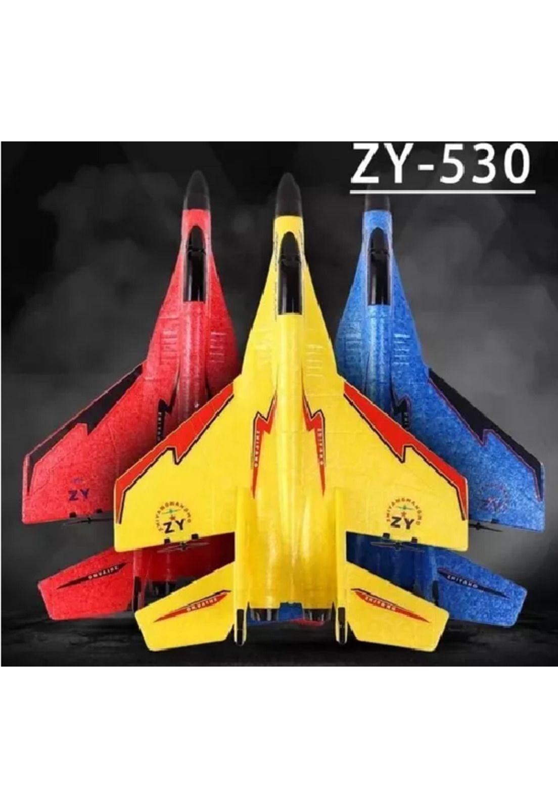 Avión de combate a control remoto de juguete Su-35 AMC amarillo-2