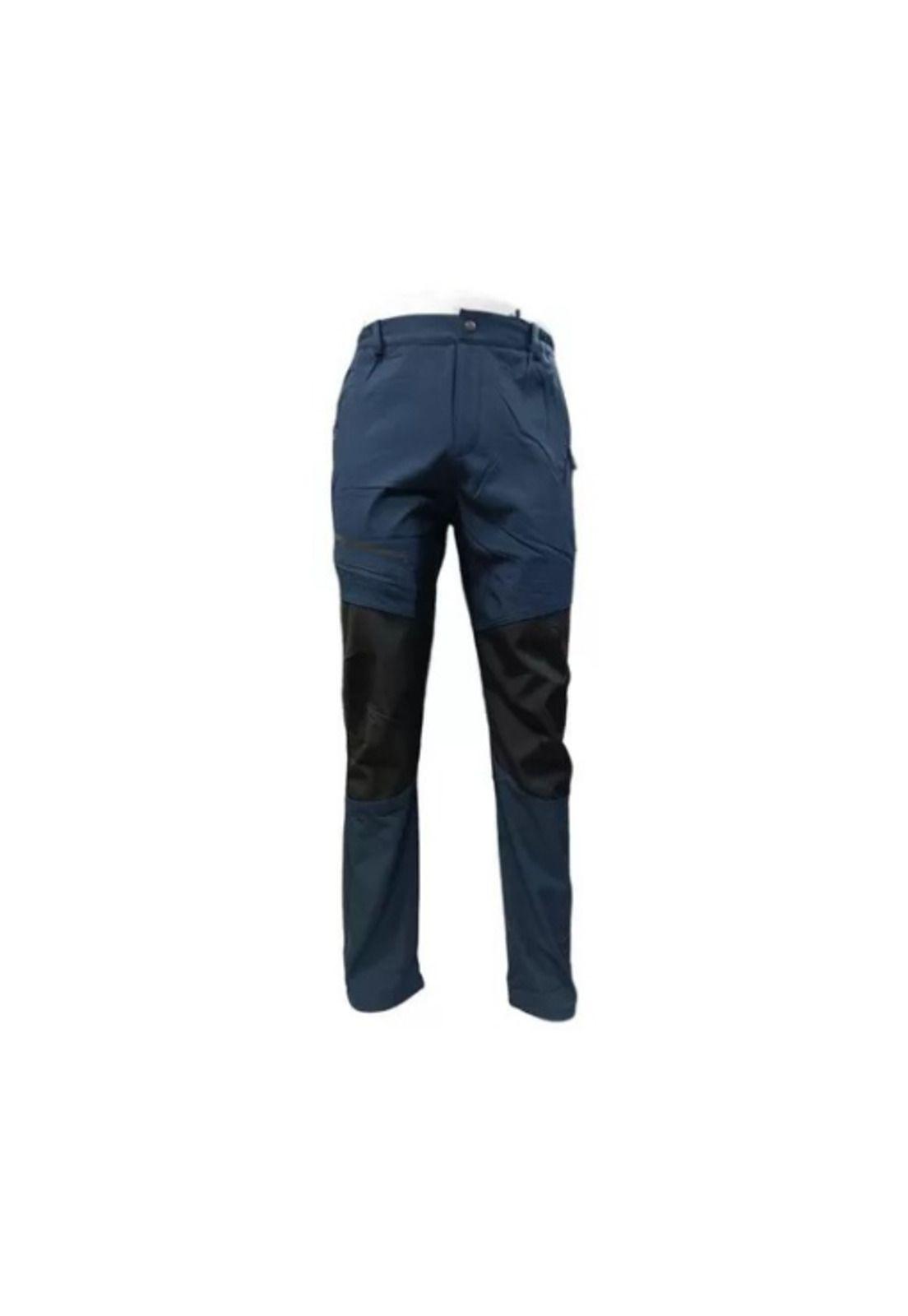 Pantalón Outdoor Hombre Impermeable para Nieve, Color Azul Oscuro, Talla M-0