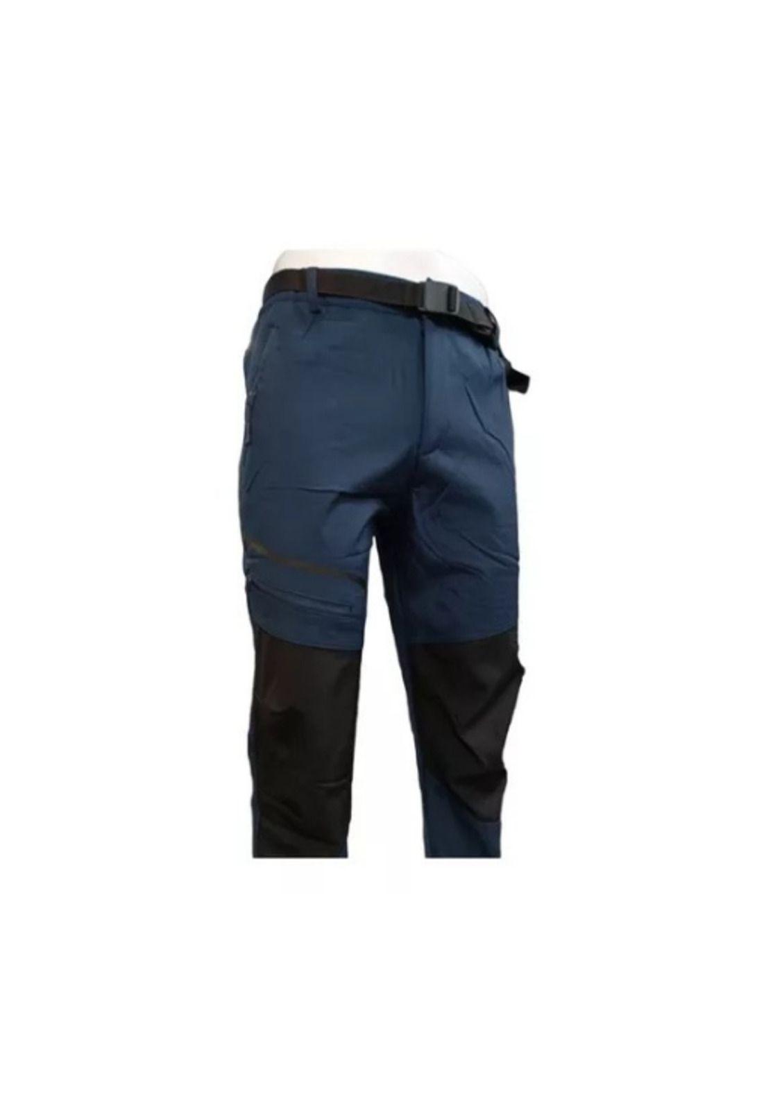 Pantalón Outdoor Hombre Impermeable para Nieve, Color Azul Oscuro, Talla M-1
