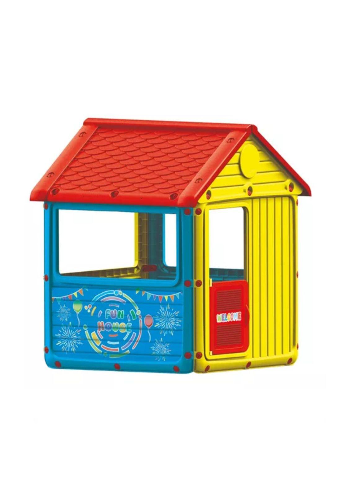 Casa de juegos infantil 100x104x125 cm multicolor-0