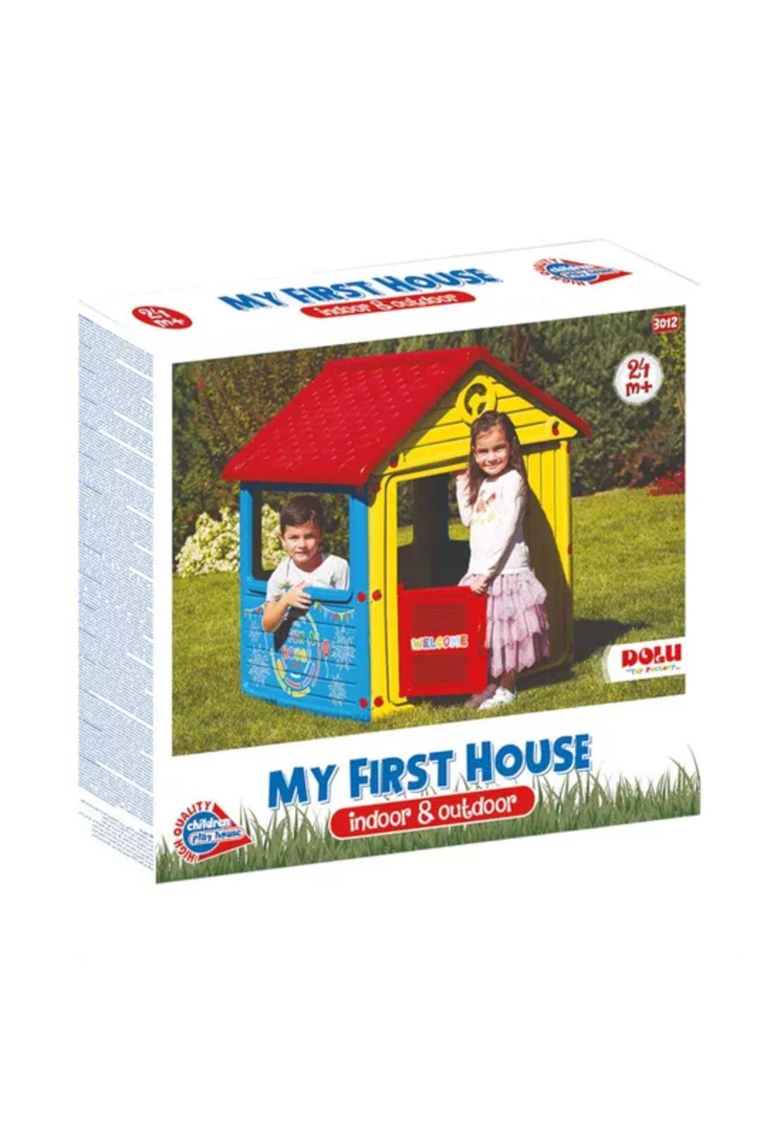 Casa de juegos infantil 100x104x125 cm multicolor-1