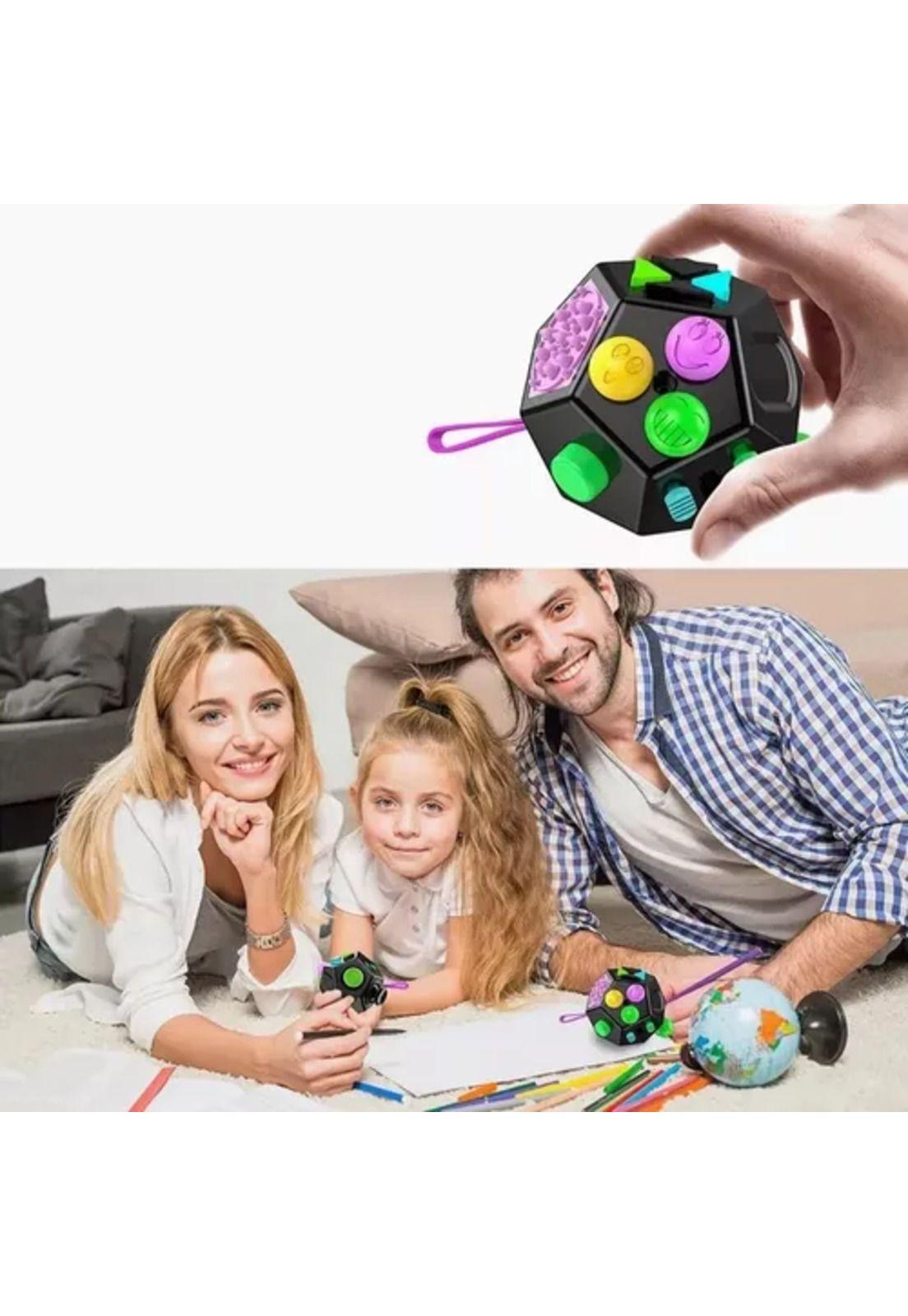 Fidget juguete de 12 lados, alivio del estrés y la ansiedad-7