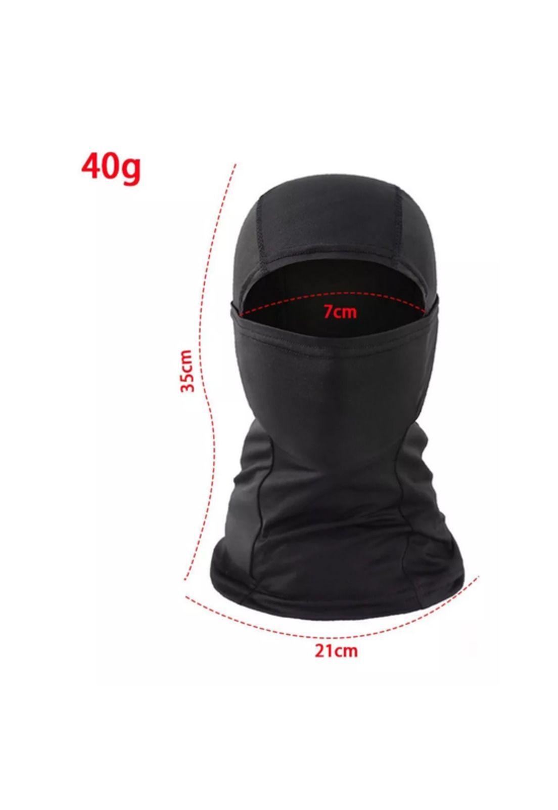 Balaclava Pasamontaña Térmico de Lana Gruesa, Para Invierno y Frío, Color Negro-1