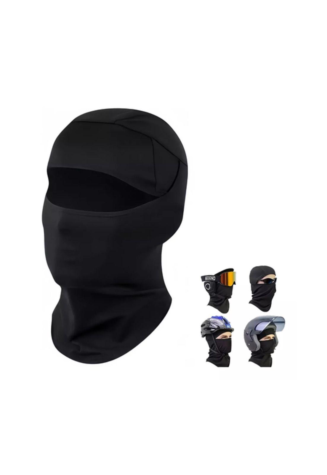 Balaclava Pasamontaña Térmico de Lana Gruesa, Para Invierno y Frío, Color Negro-2
