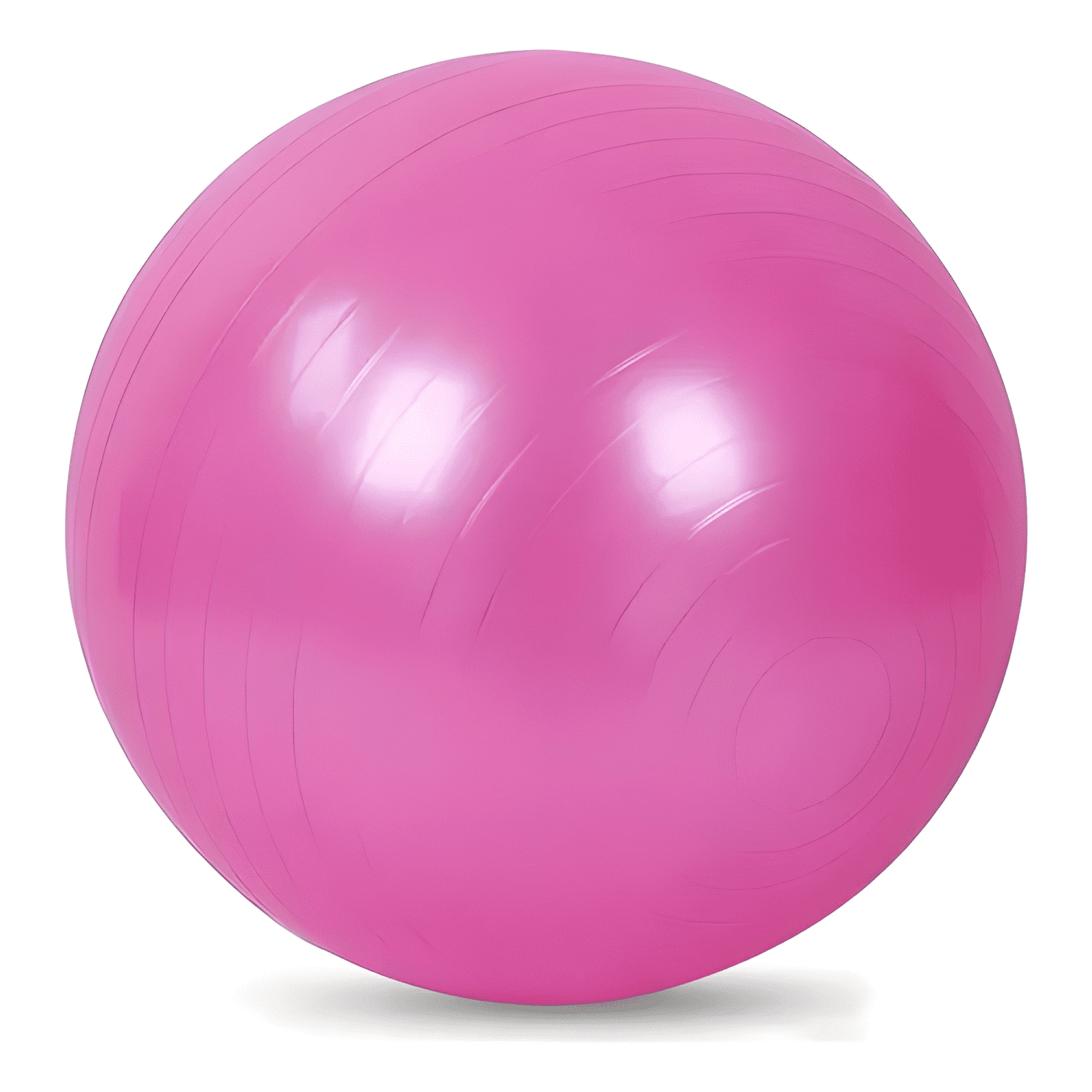 Pelota balon 75 cm pilates yoga + inflador pelotas Rosa-1
