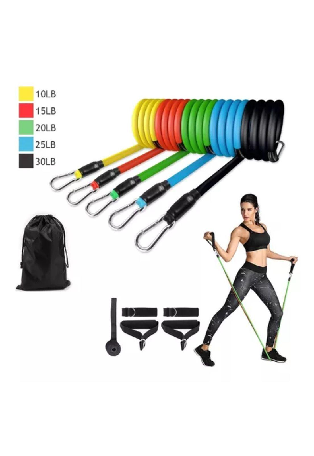 Pack set de ligas de ejercicios y bandas de resistencia, Fit-3