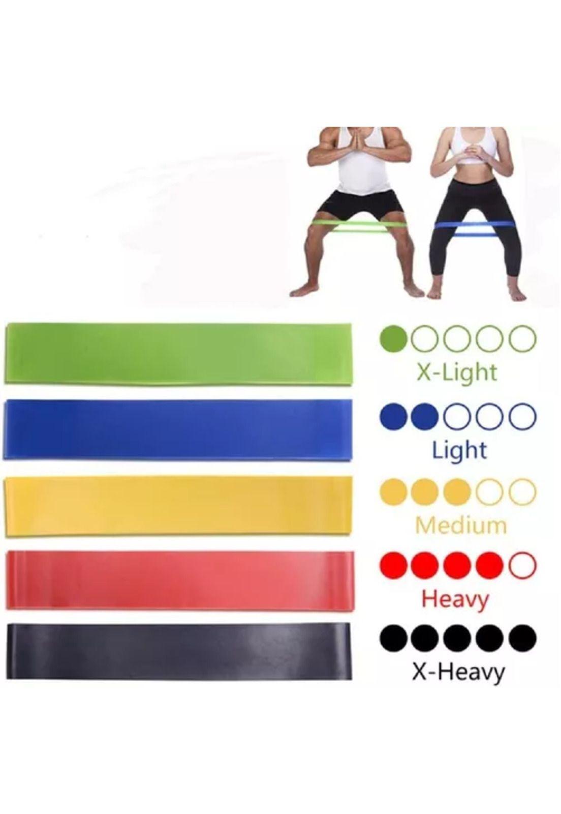 Pack set de ligas de ejercicios y bandas de resistencia, Fit-5