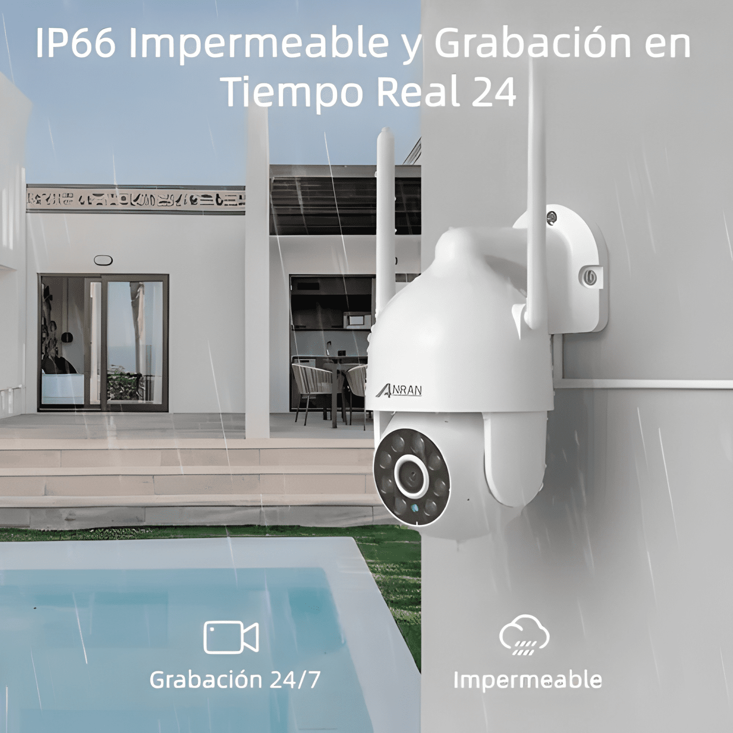 Anran N30W1548 Cámara de Seguridad Wifi Ip Exterior Max Max-2