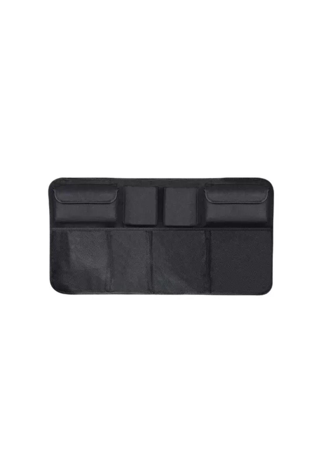 Organizador maletero coche asiento trasero colgante bolsa negro-0