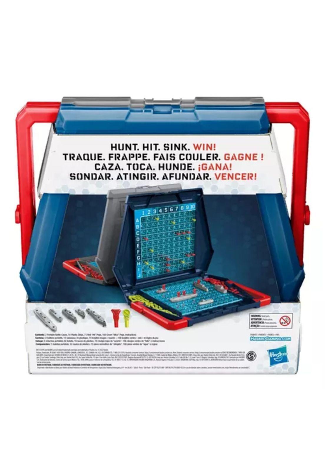 Juego de mesa Hasbro batalla naval classic con accesorios 3+ negro-2