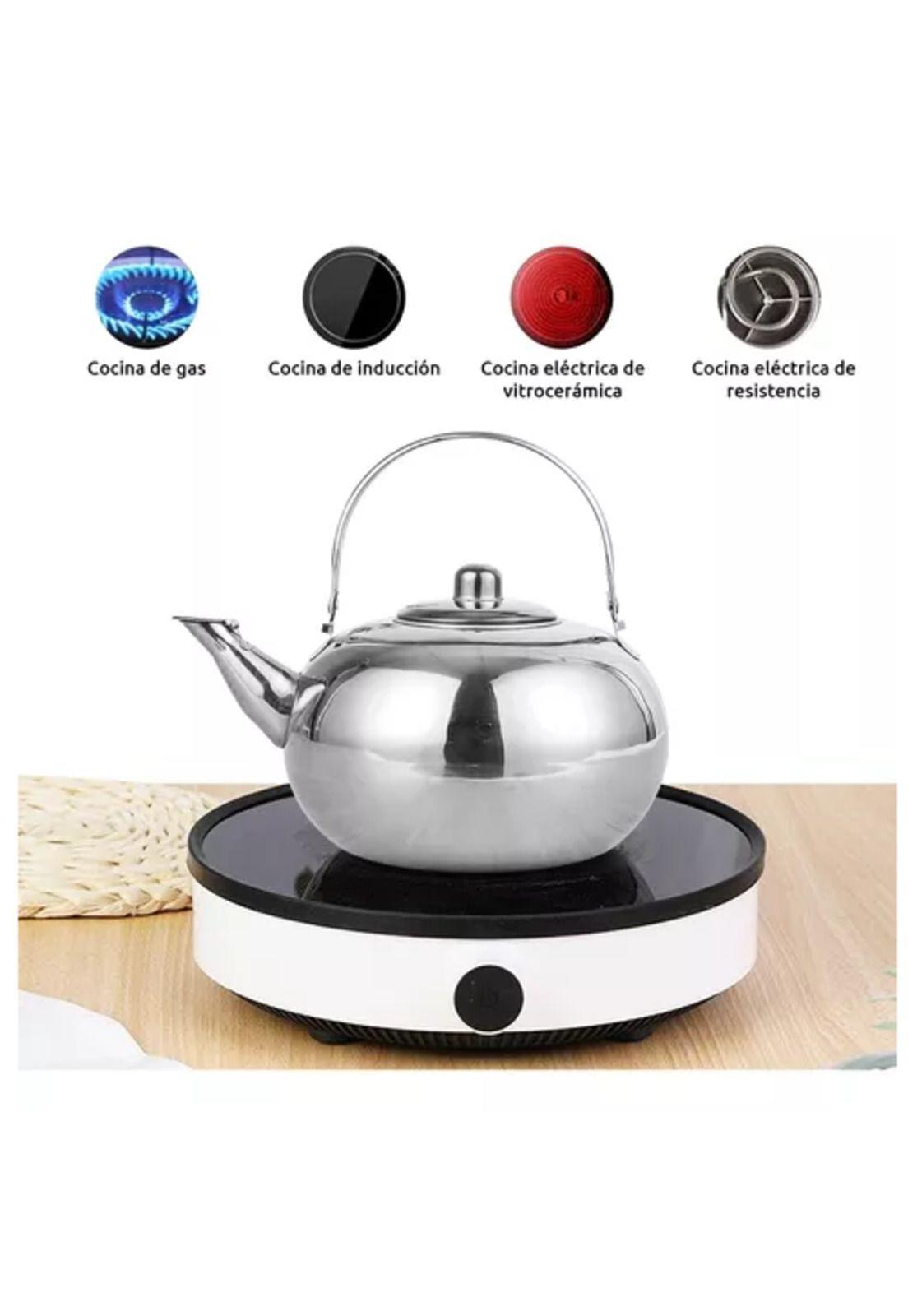 Chef Choice, tetera de acero inoxidable de 900 ml con infusor-3