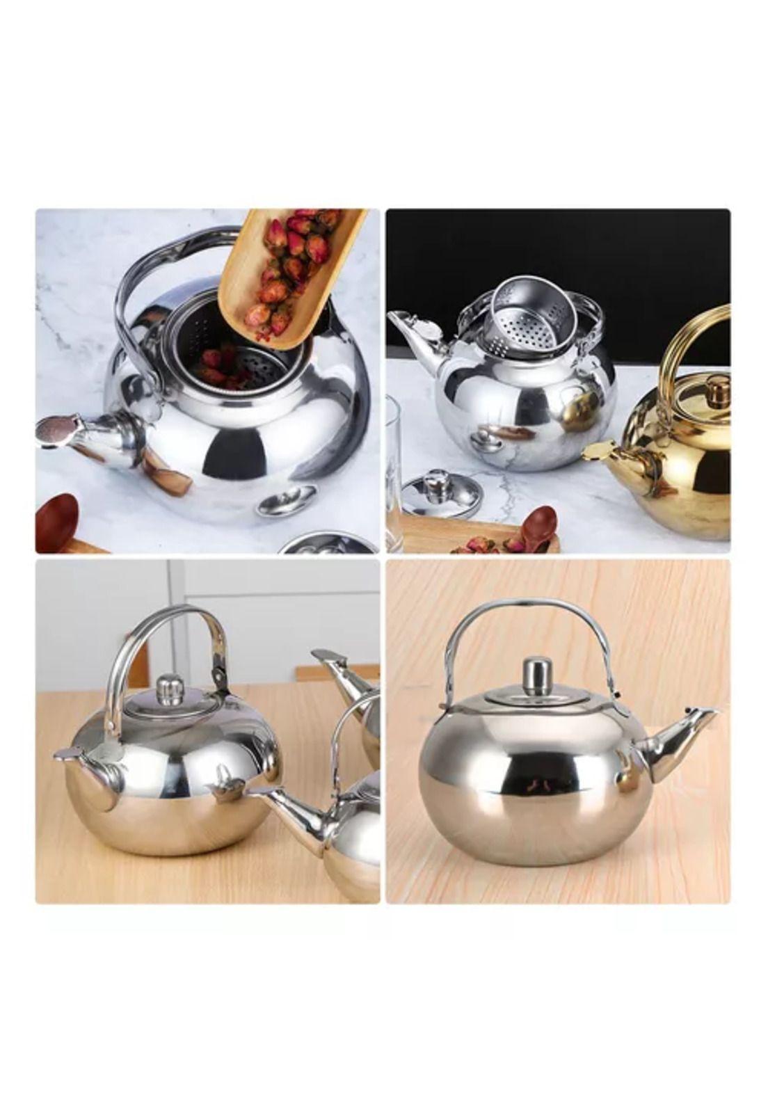 Chef Choice, tetera de acero inoxidable de 900 ml con infusor-4