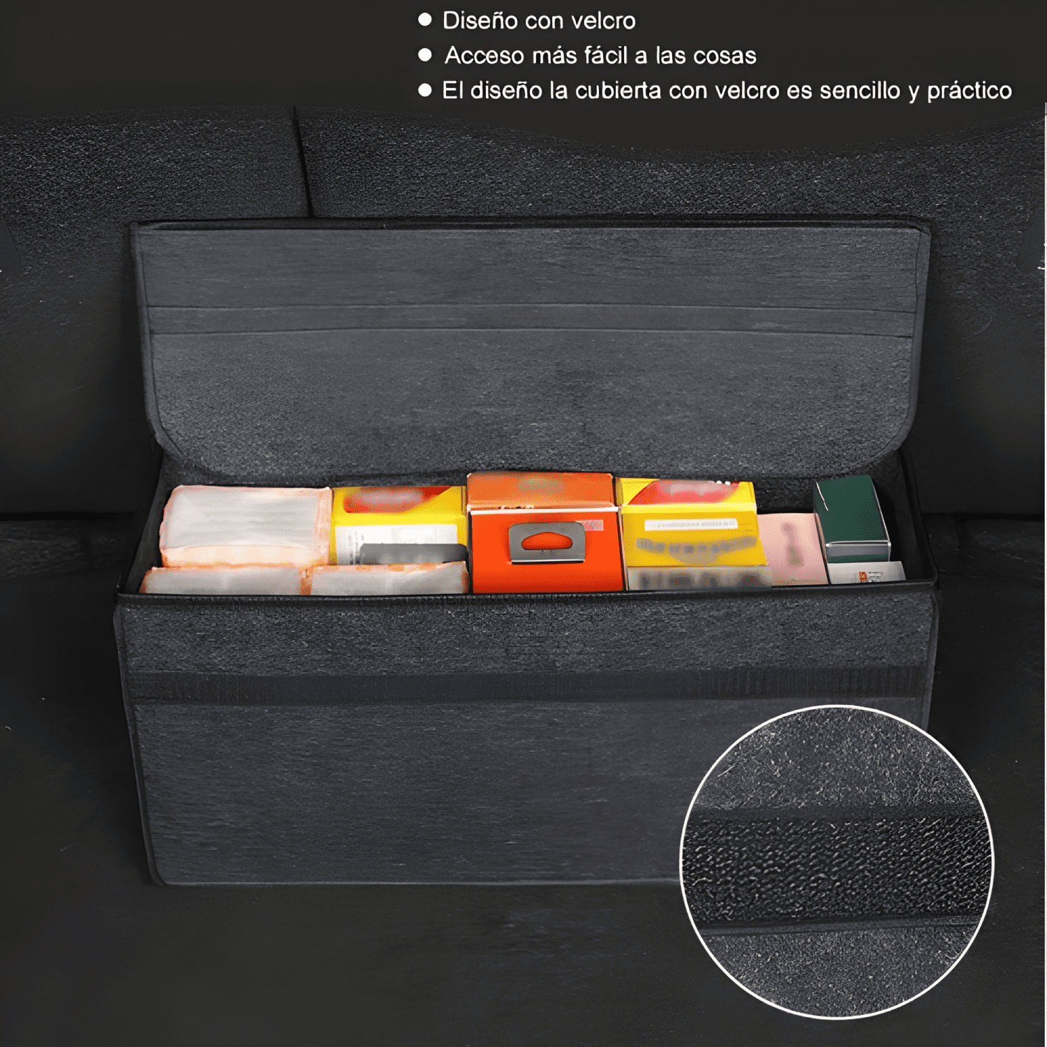 Bolso Maletin Organizador Alfombra Maletero Auto Organizador-2