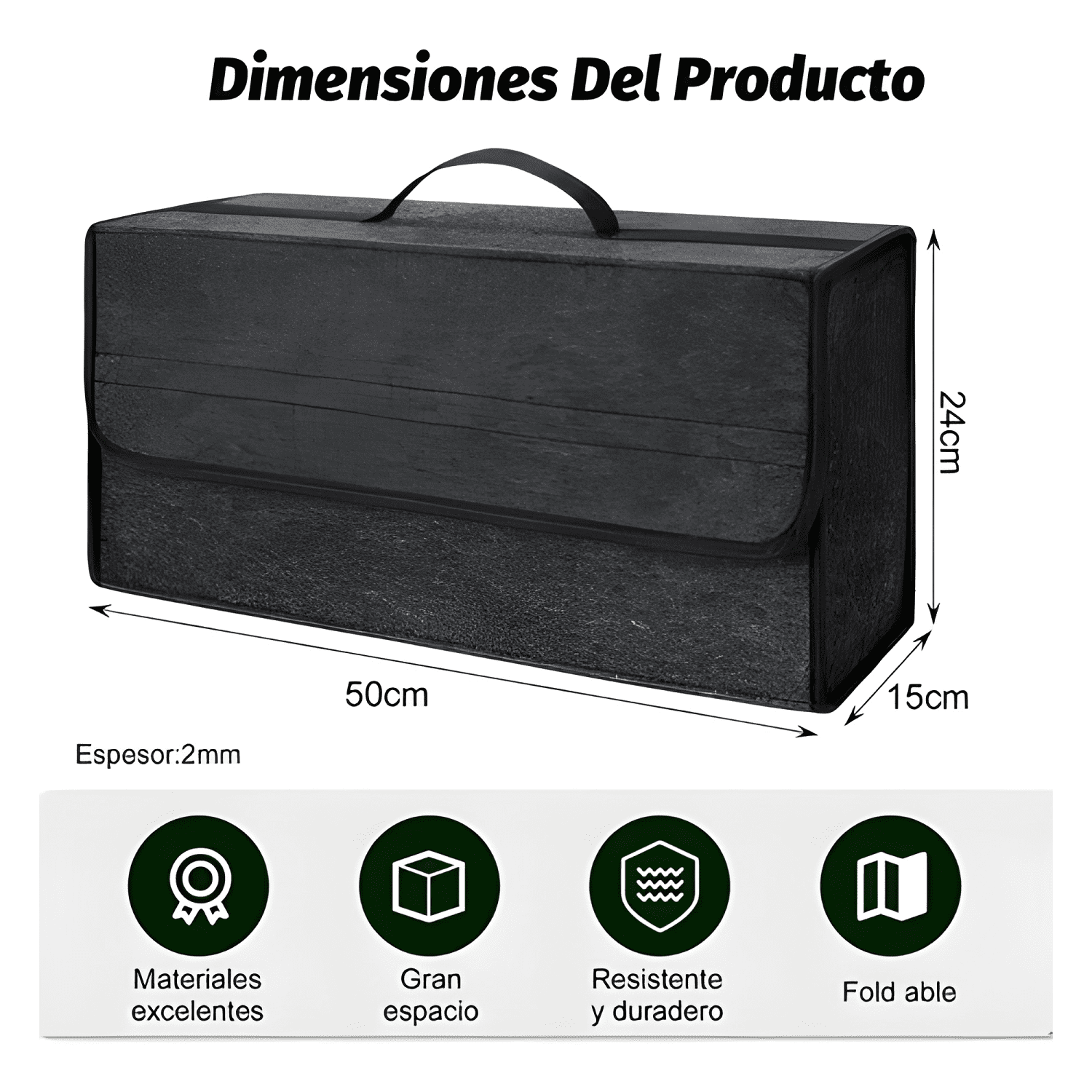 Bolso Maletin Organizador Alfombra Maletero Auto Organizador-3