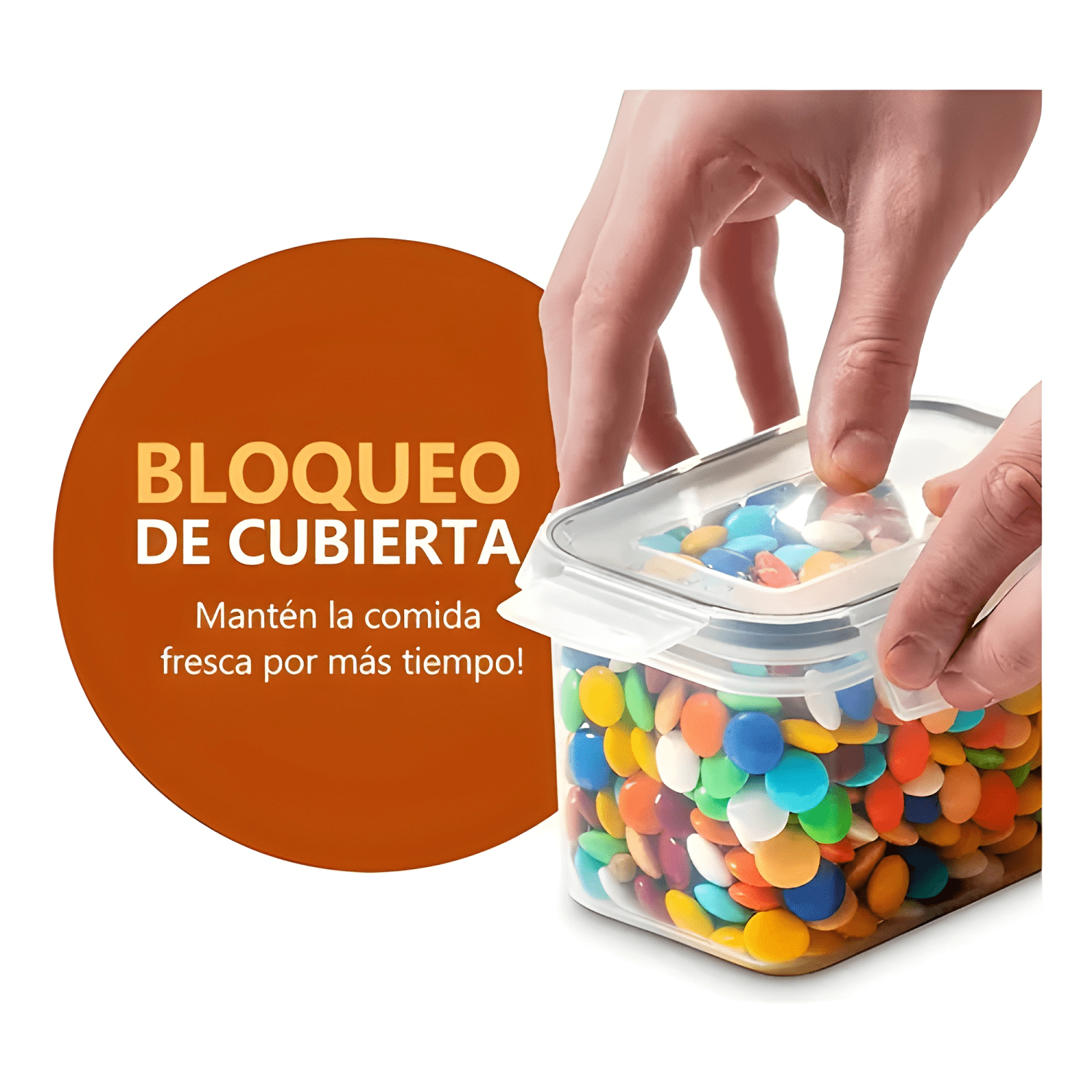 Juego de 28 recipientes herméticos de almacenamiento #2-3