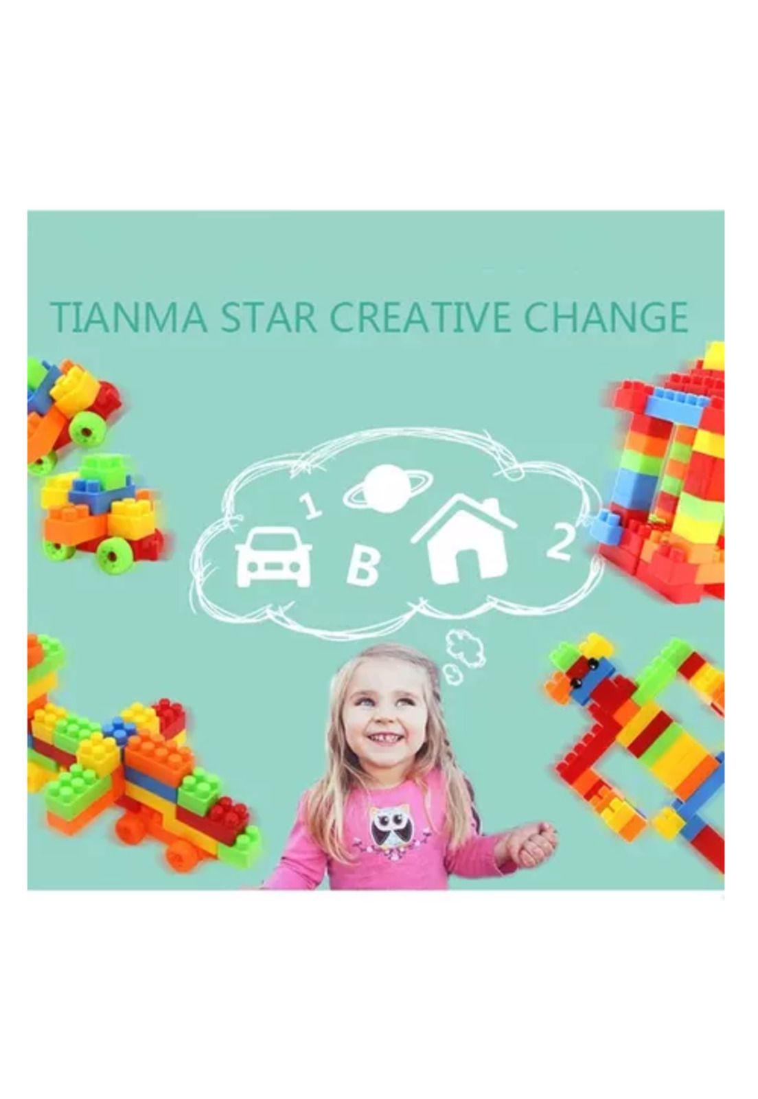 Bloques de construcción para niños, DIY juguetes ensamblaje-4