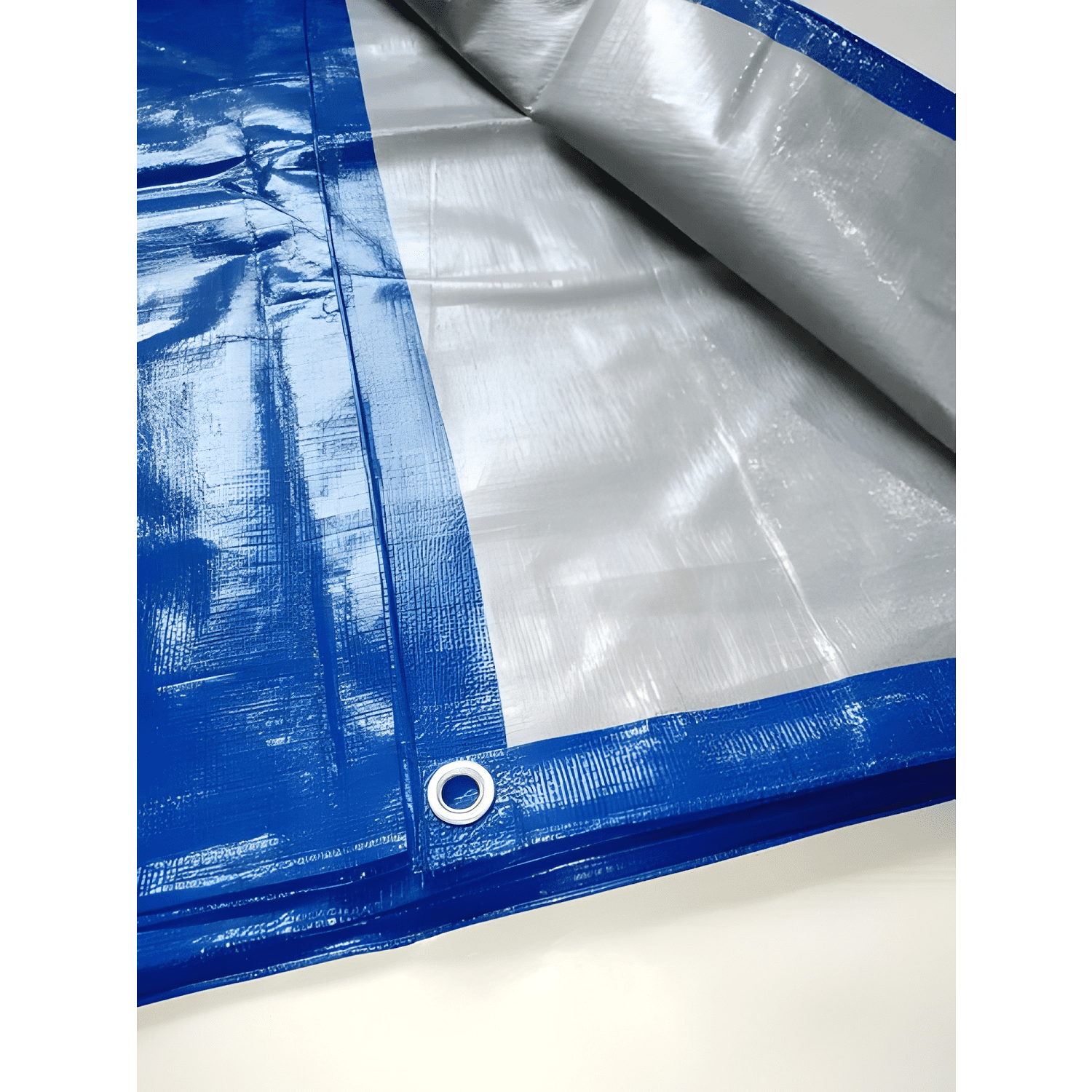 Cobertor de piscina lona multiuso con ojetillos 6x4 m-1