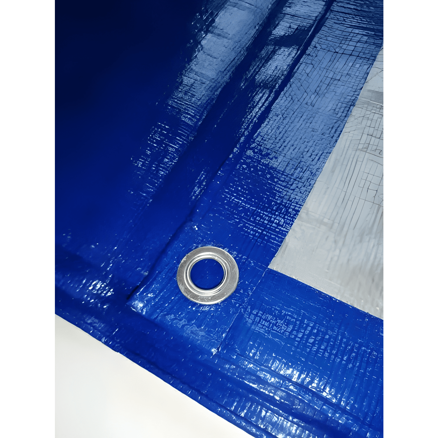 Cobertor de piscina lona multiuso con ojetillos 6x4 m-2