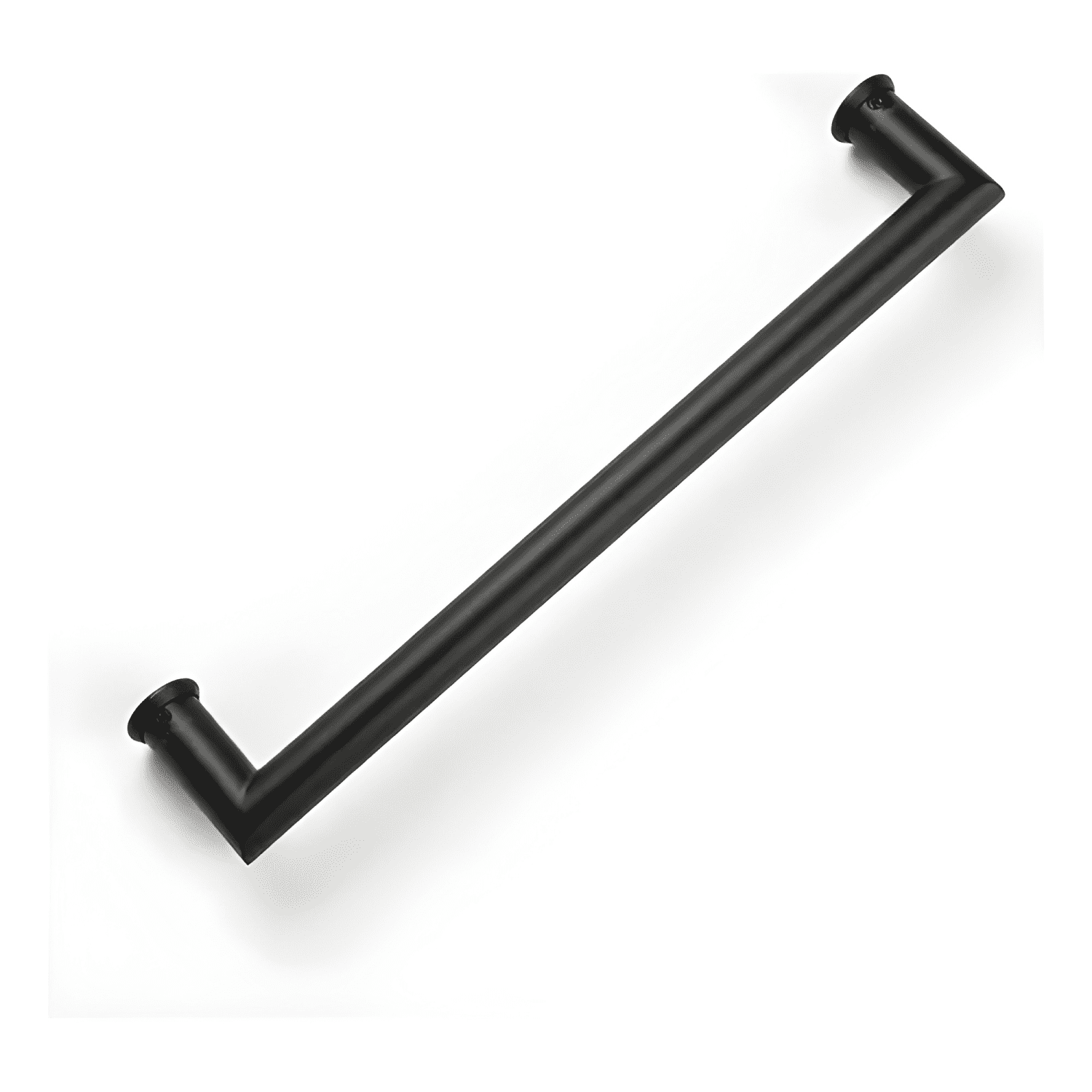Tirador simple fijación invisible 30 cm, negro mate #8-2