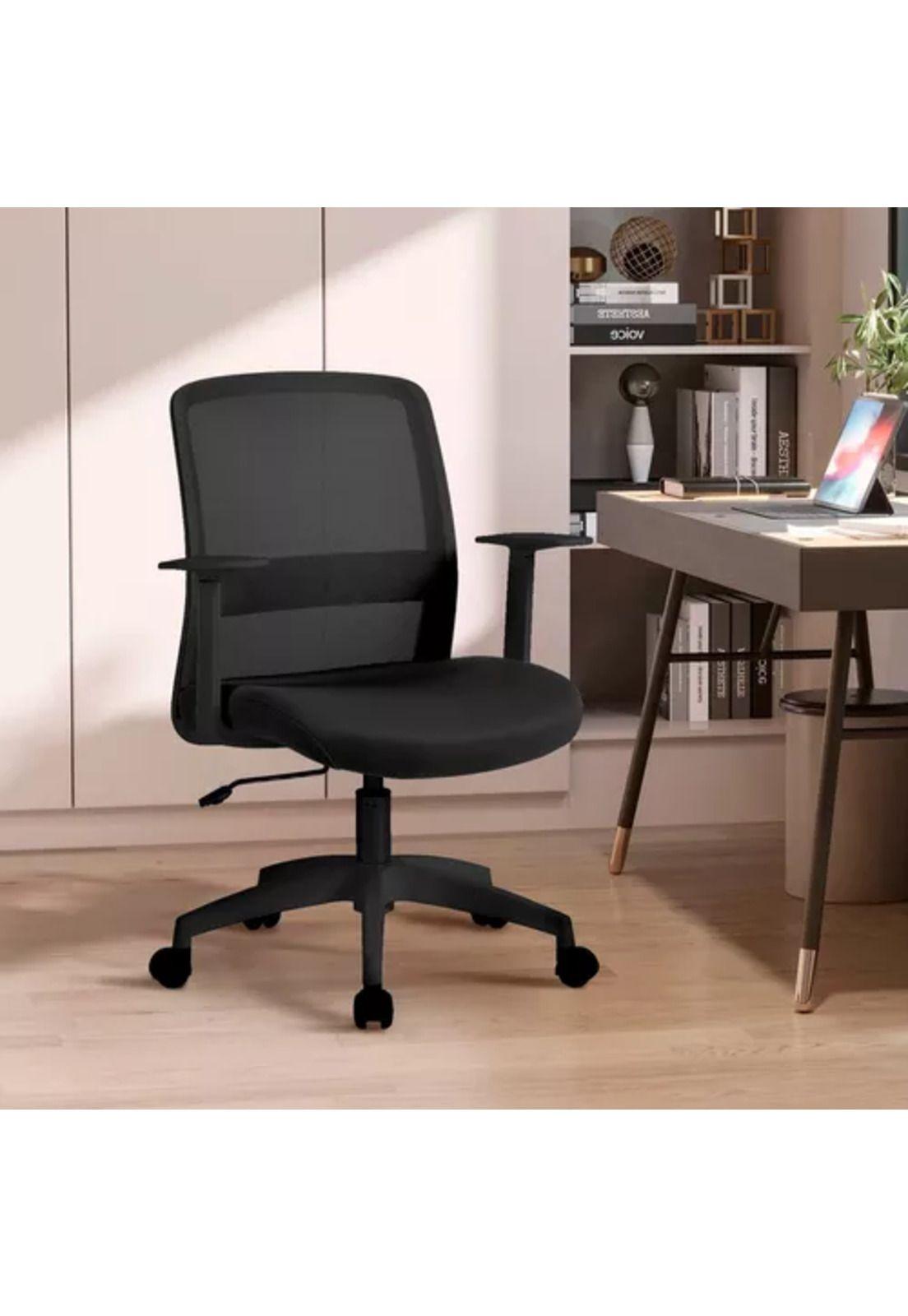 Silla de oficina Mesh Form Office color negro-6