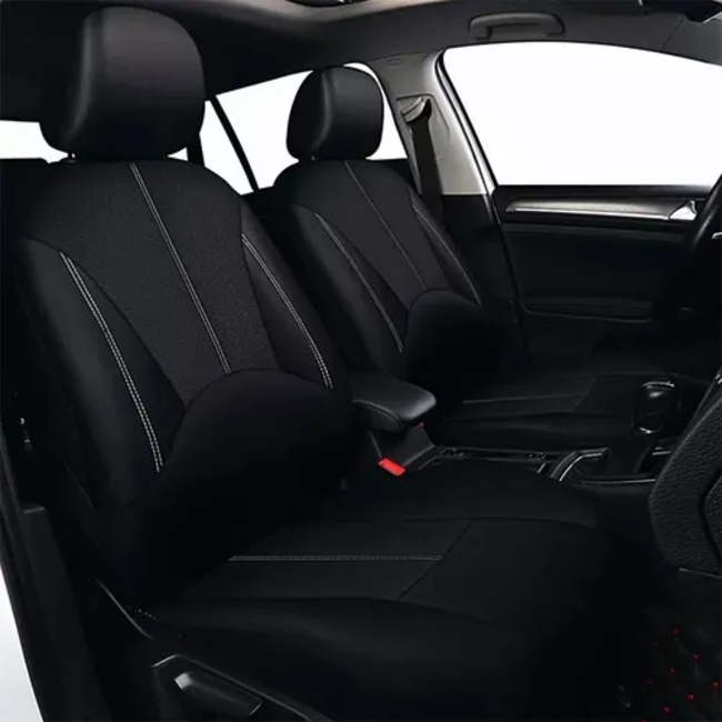 Funda Cubre Asiento Auto Universal Forro de Cuerina Kit-1