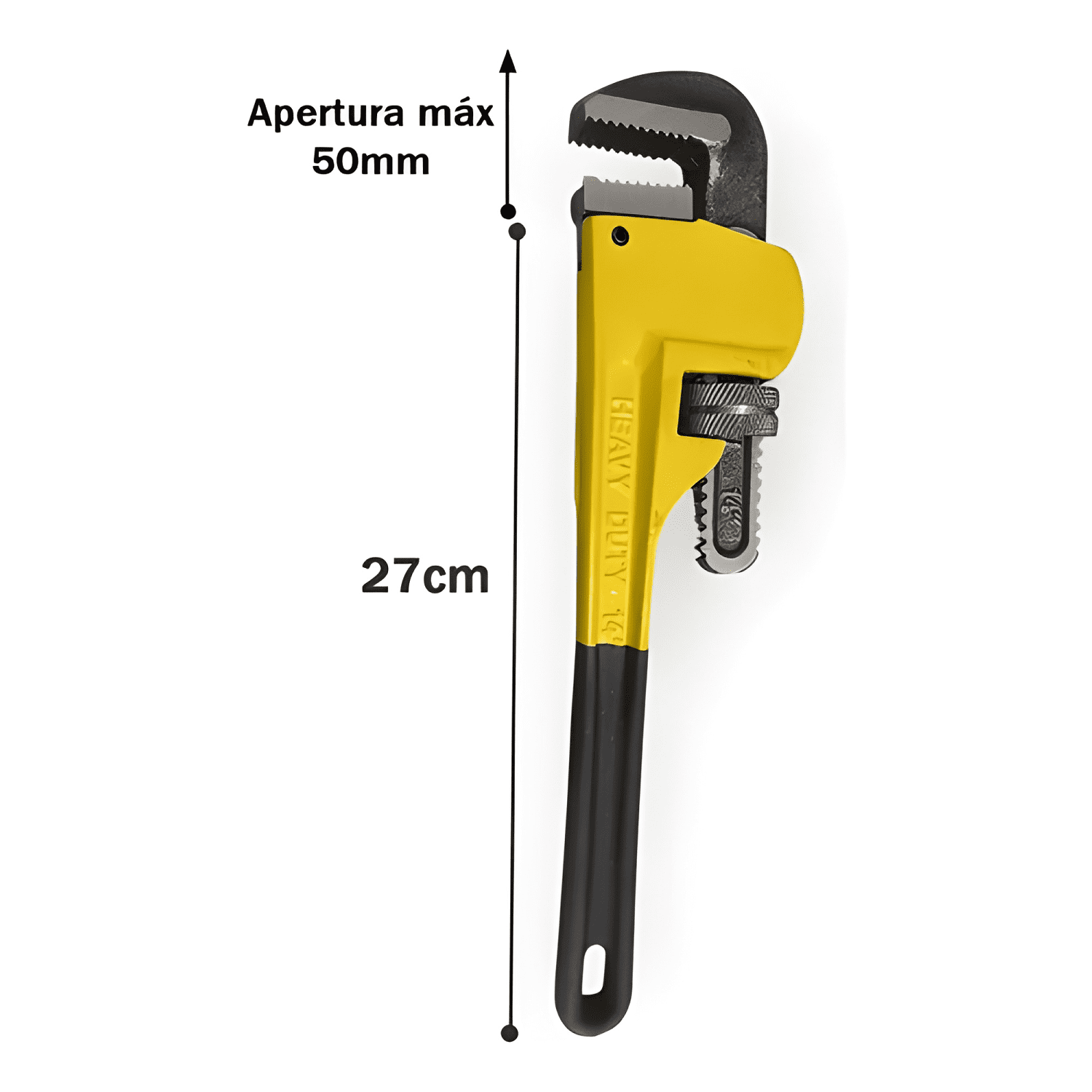 Llave inglesa Stillson de caño apertura 50mm 14 pulg-4