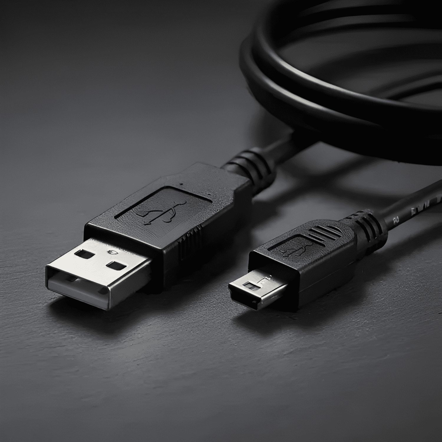 Cable mini USB a USB 5 pines 1.8 metros-2