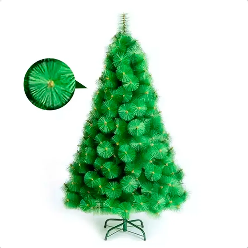 Árbol De Navidad Pino T 1.5m Pascua Artificial Frondoso Verd Verde-0