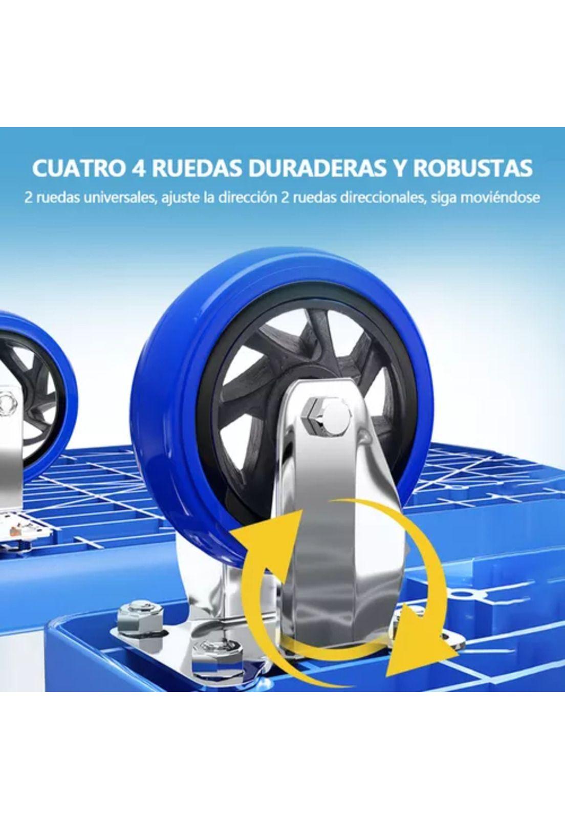 Carro de carga yegua plegable 300 kg color celeste-4