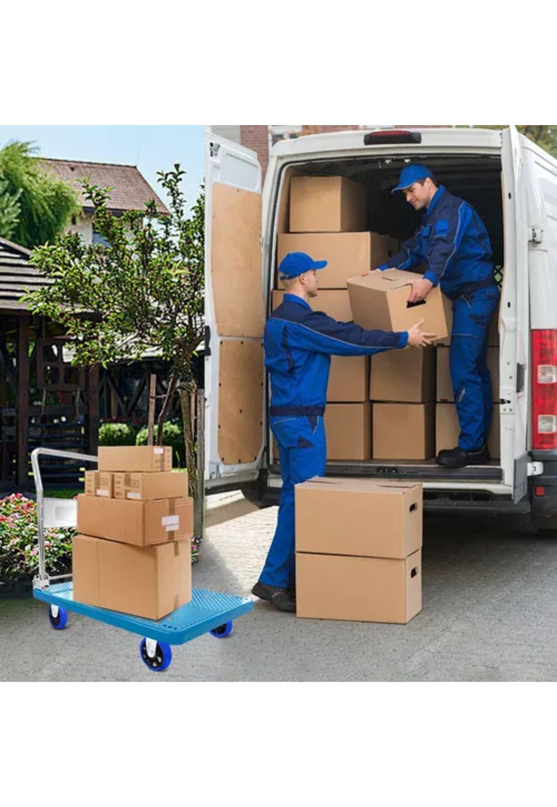 Carro de carga yegua plegable 300 kg color celeste-5