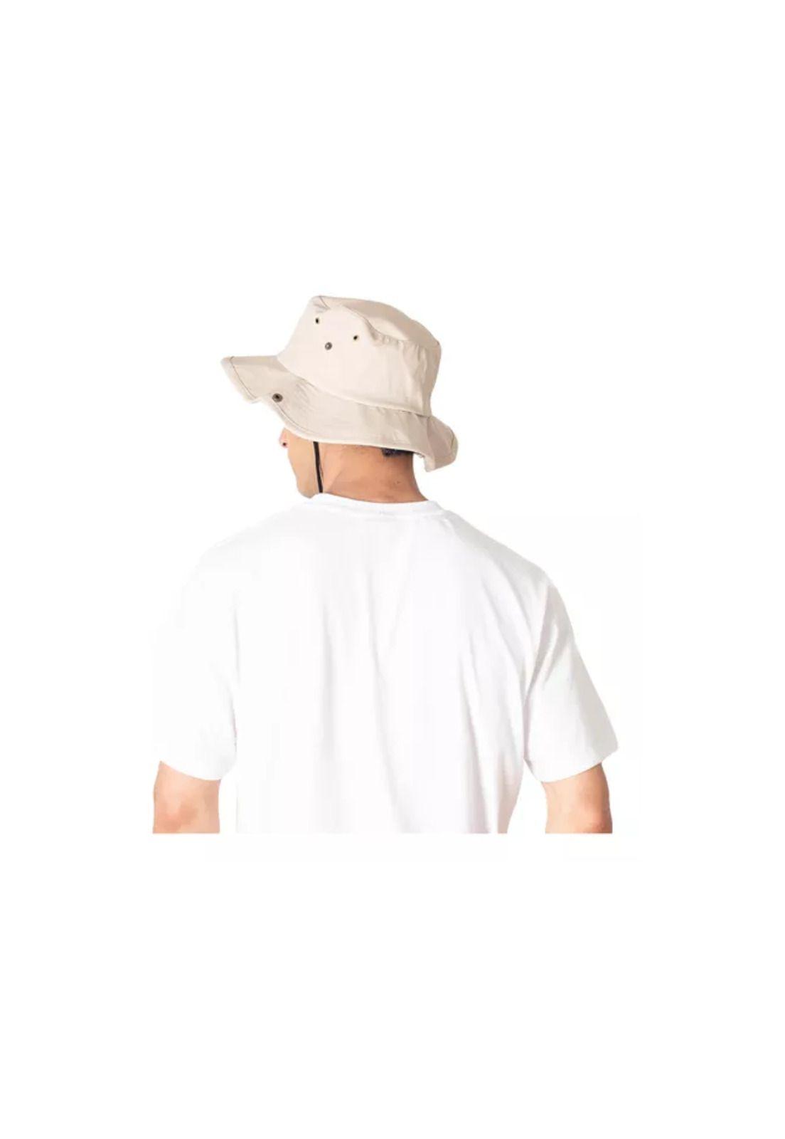 Sombrero Gorro Ala Ancha Tipo Australiano Algodón UV+50 Beige-4