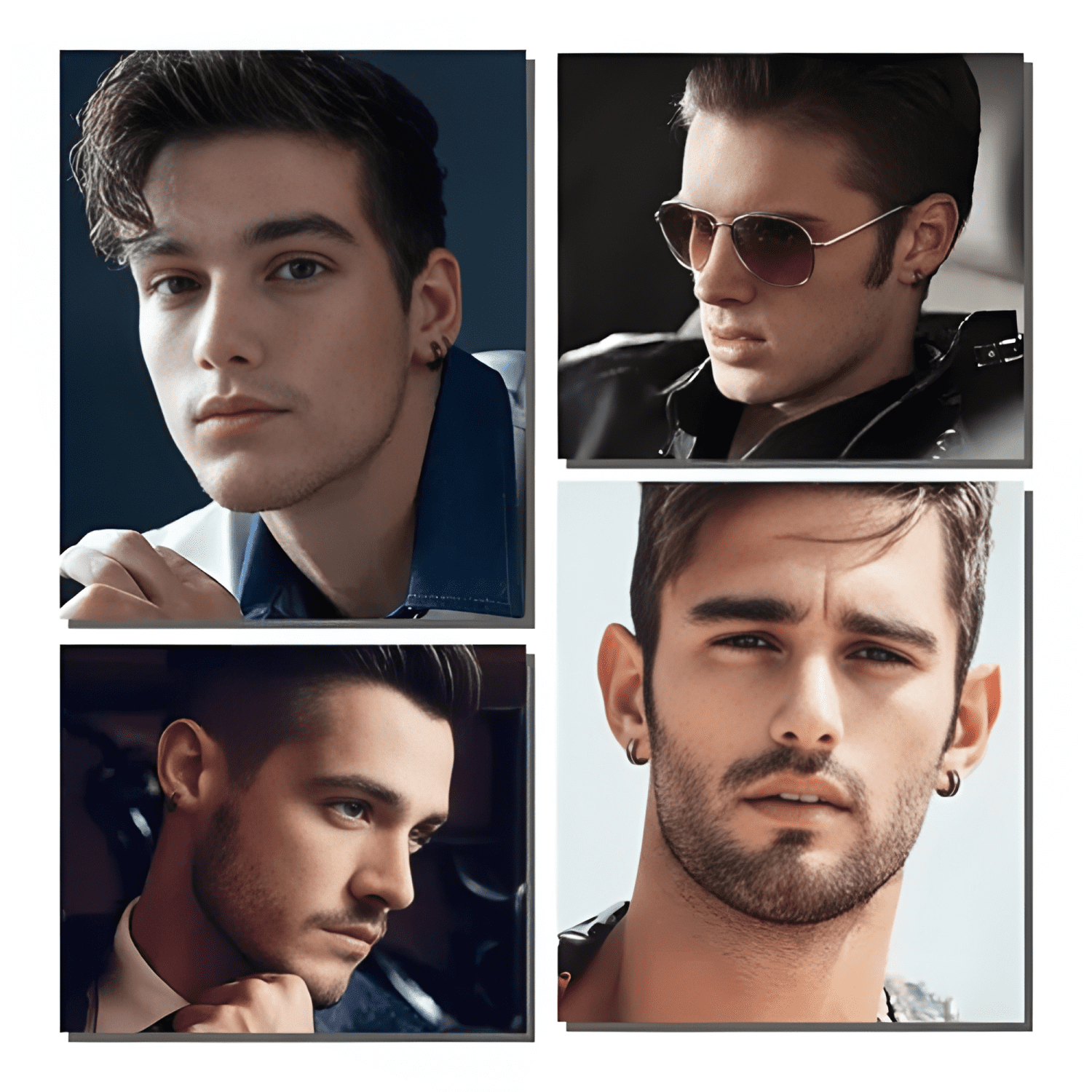 Pack 15 Pares Aretes Hombre Con Piercing, Arracadas Hombre-3