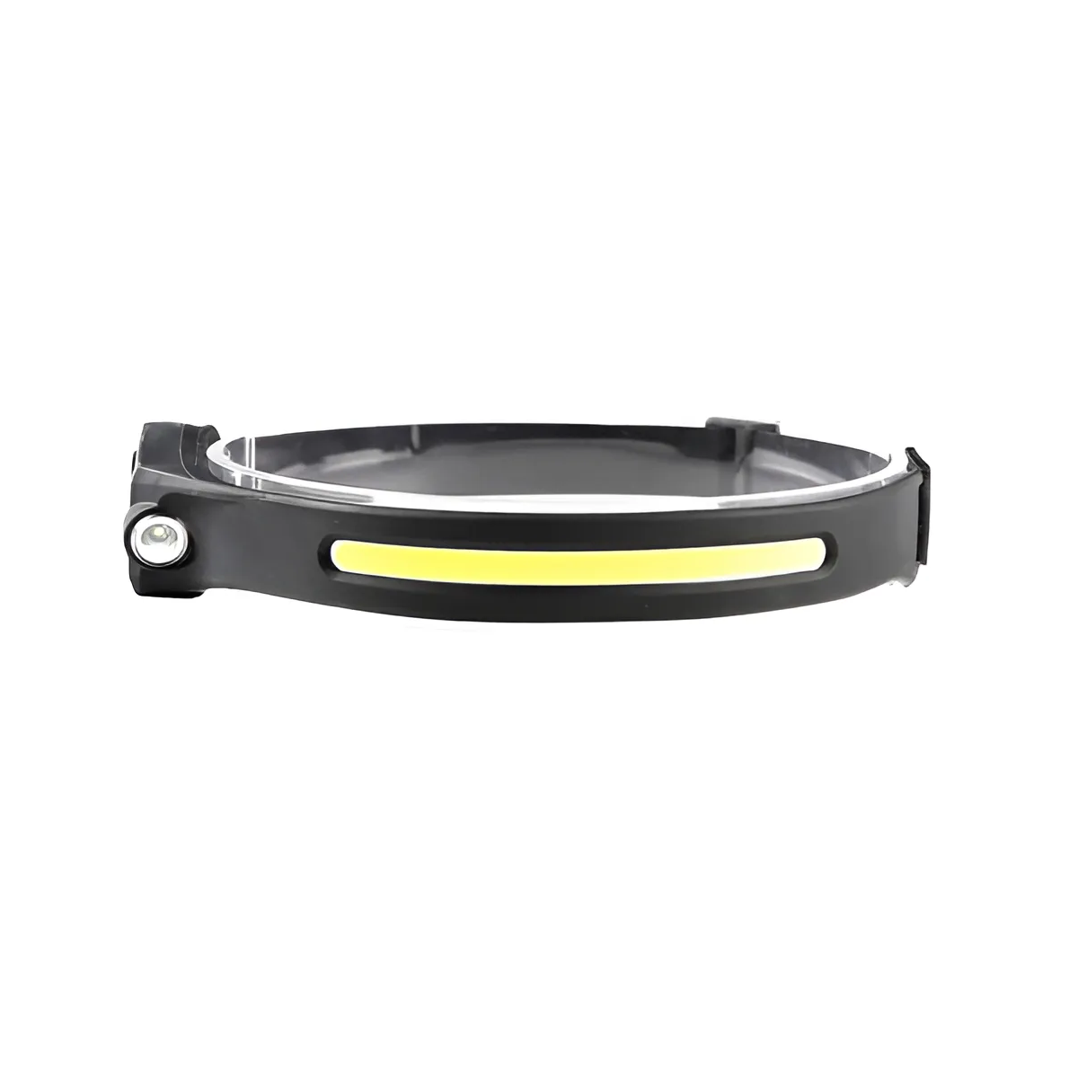 Cinta LED ajustable con dos linternas para cabeza de pescador-0