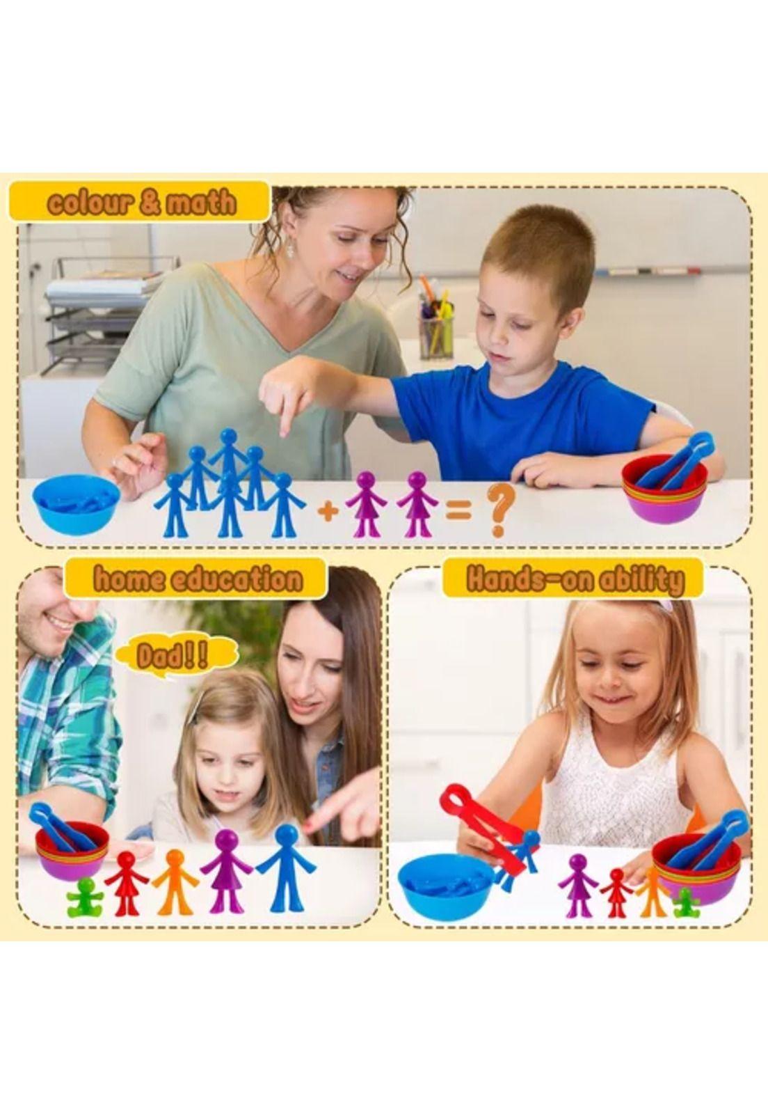 Juego didáctico para aprender colores, juguete educativo-4