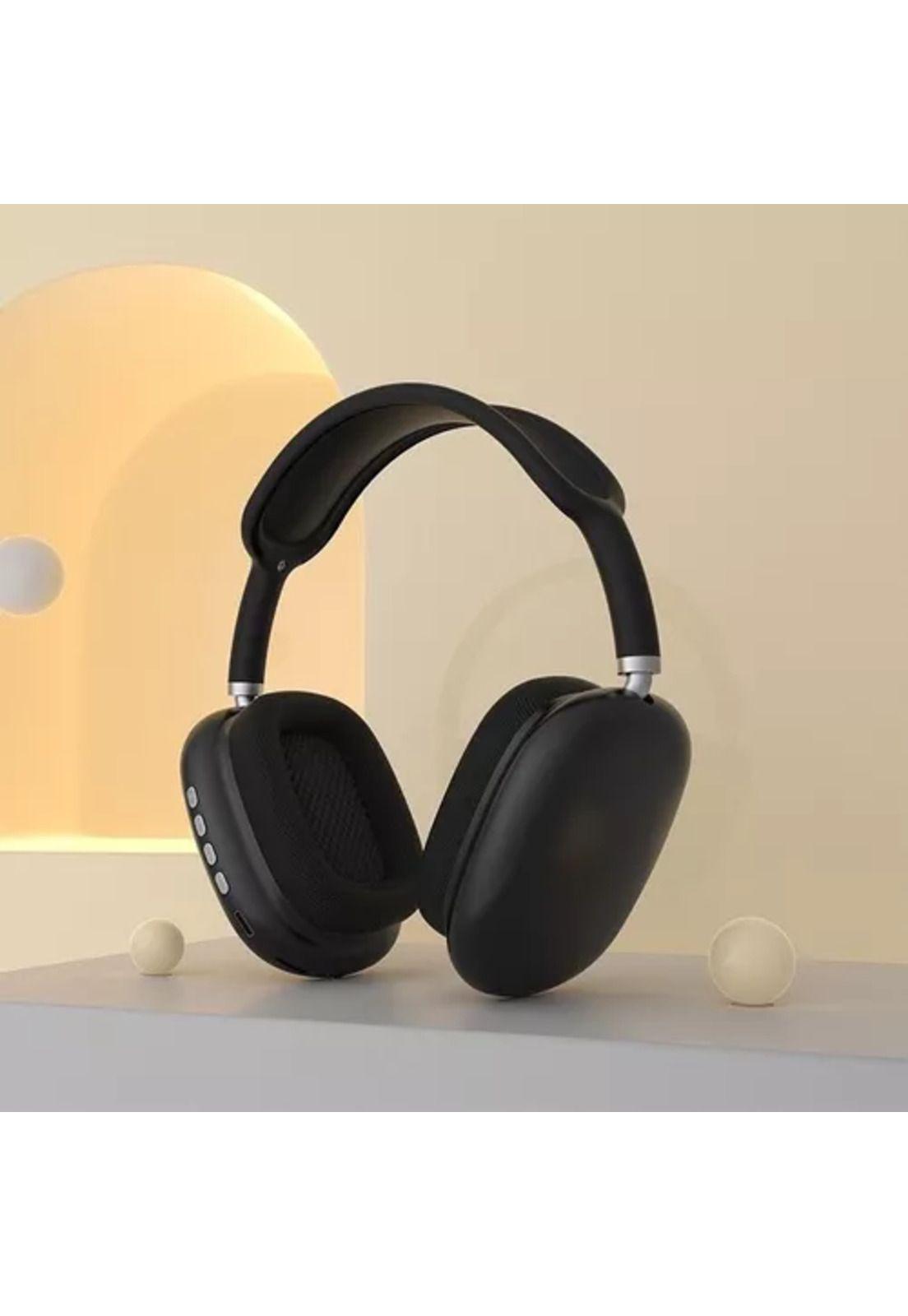 Auriculares gamer inalámbricos P9 Plus negro-2