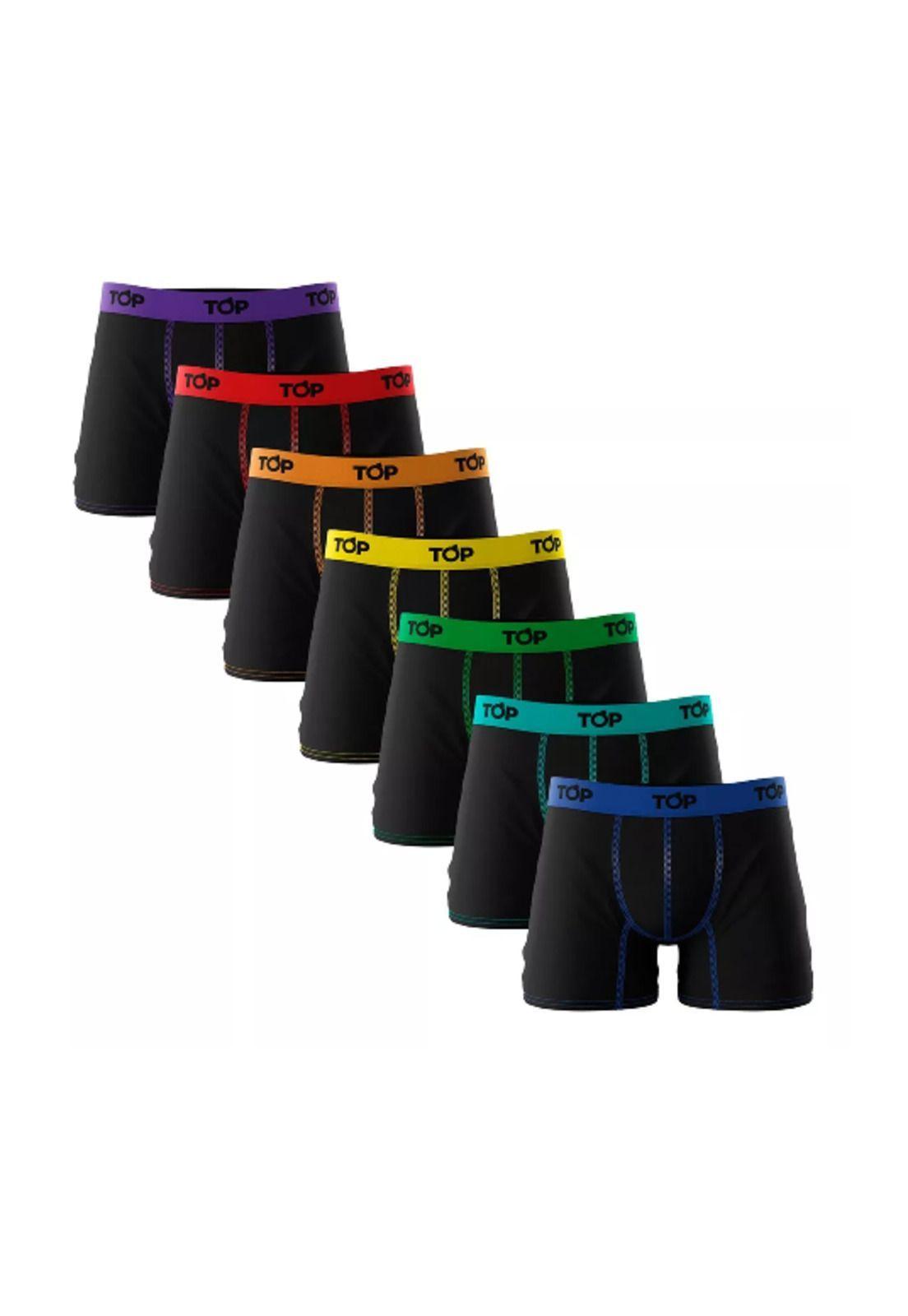 Bóxer algodón talla XXL, pack de 7, multicolor-2