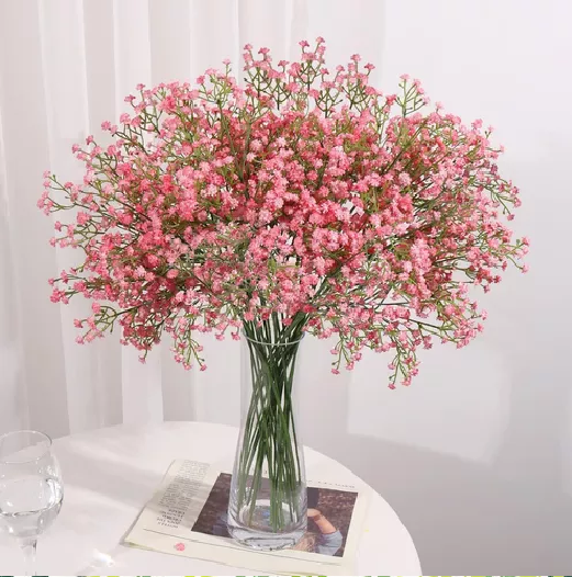 90 Flores Gypsophila para Arreglos Artificiales Flor Adornar-3