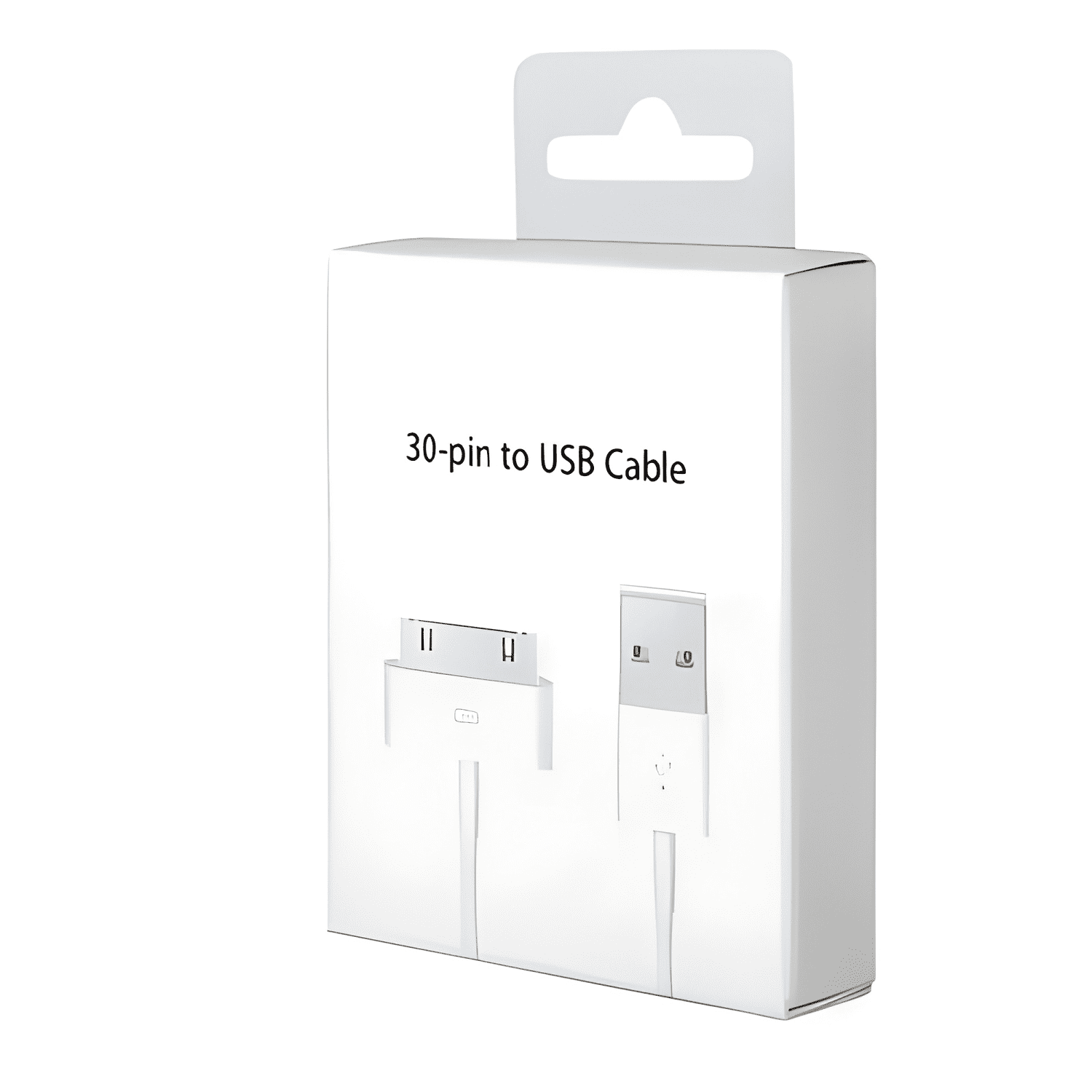 Cable USB compatible iphone 4 4s ipad2 3 30 pines 1 metro-2