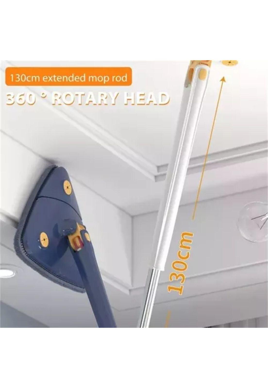 Mopa trapeador gira 360° triangular escurridor automático azul-4