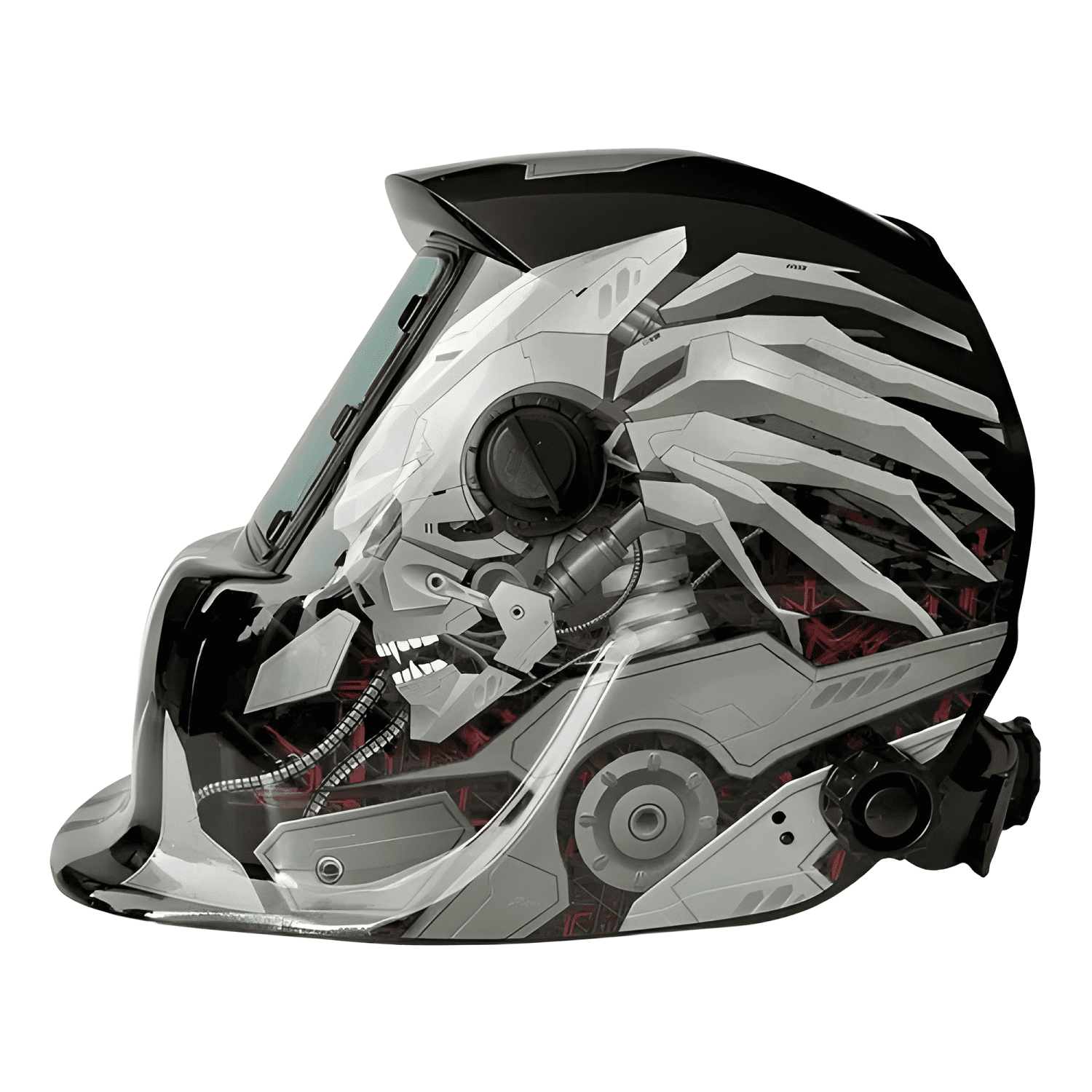 Máscara soldar fotosensible panel solar casco diseños Ro-2