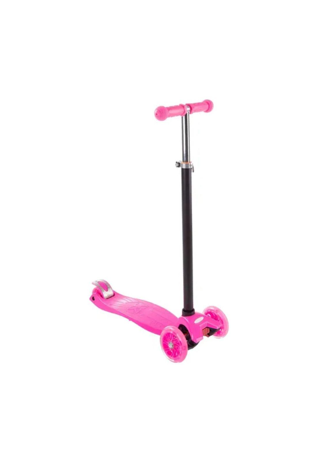 Patín scooter junior niños next ajusta ruedas luz led + colo-1