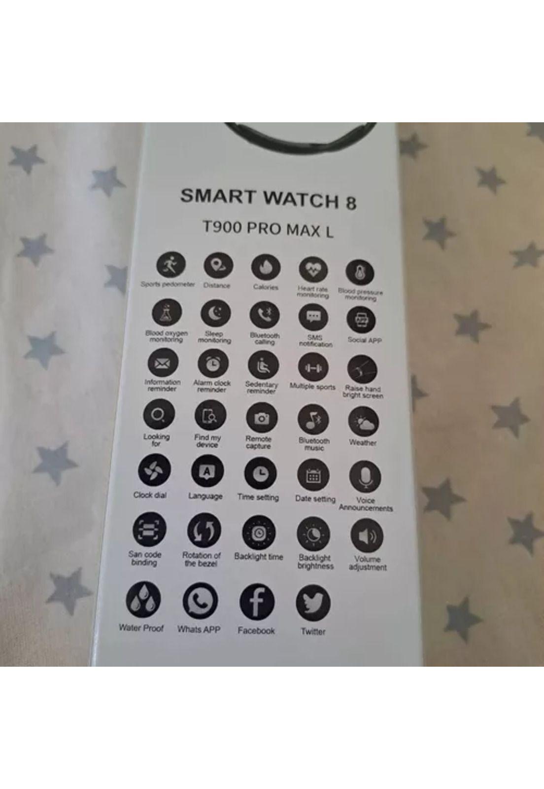 Smart watch T900 Promax, estilo y tecnología en tu muñeca, color negro-2