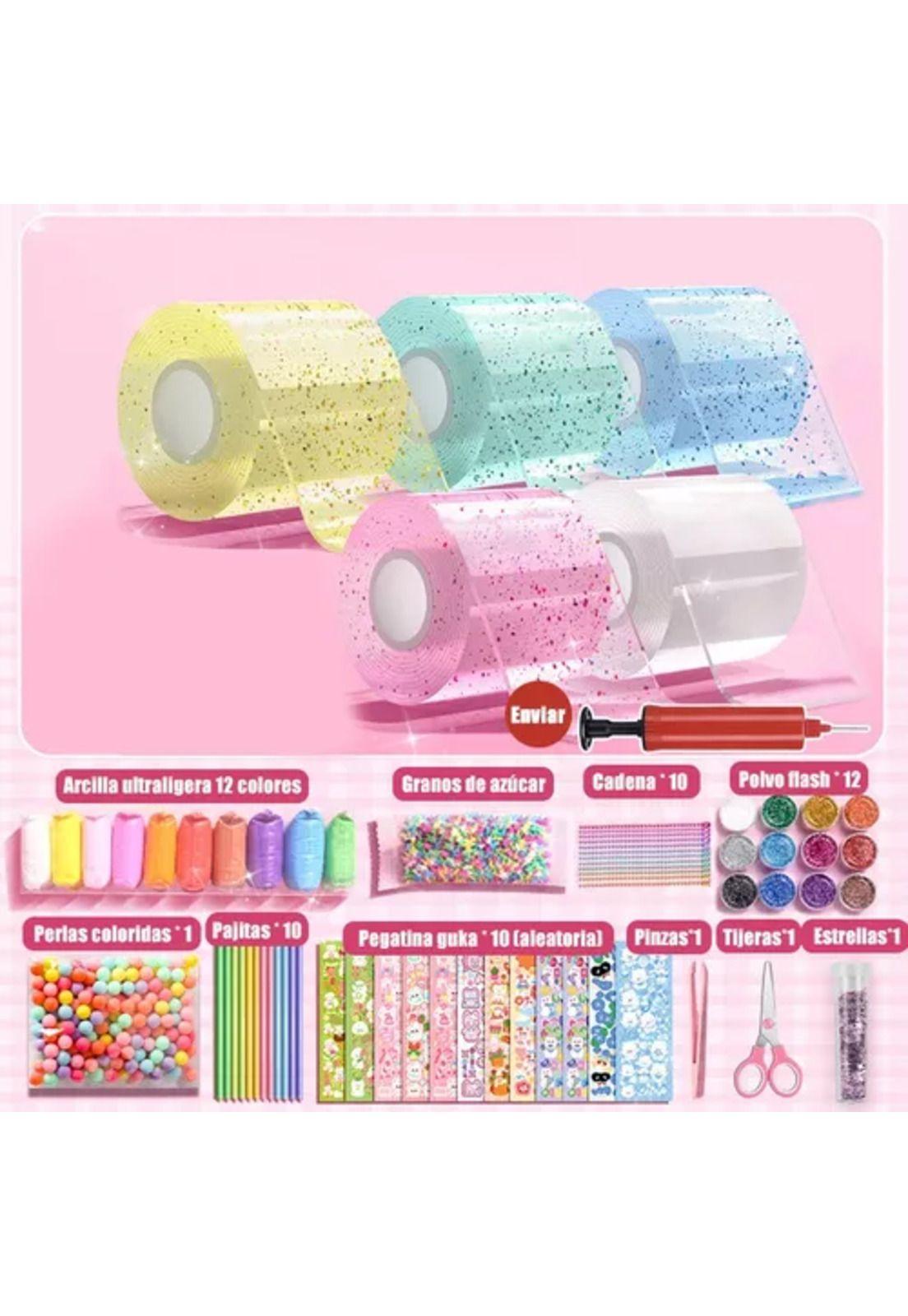 5 rollos de cinta de burbuja doble cara surtidos DIY-7