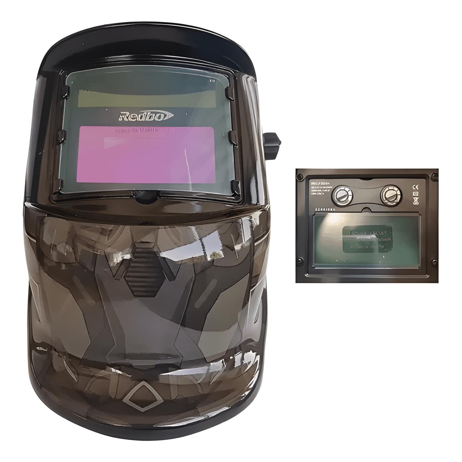 Máscara para soldar fotosensible Redbo Rblye95h negra-2