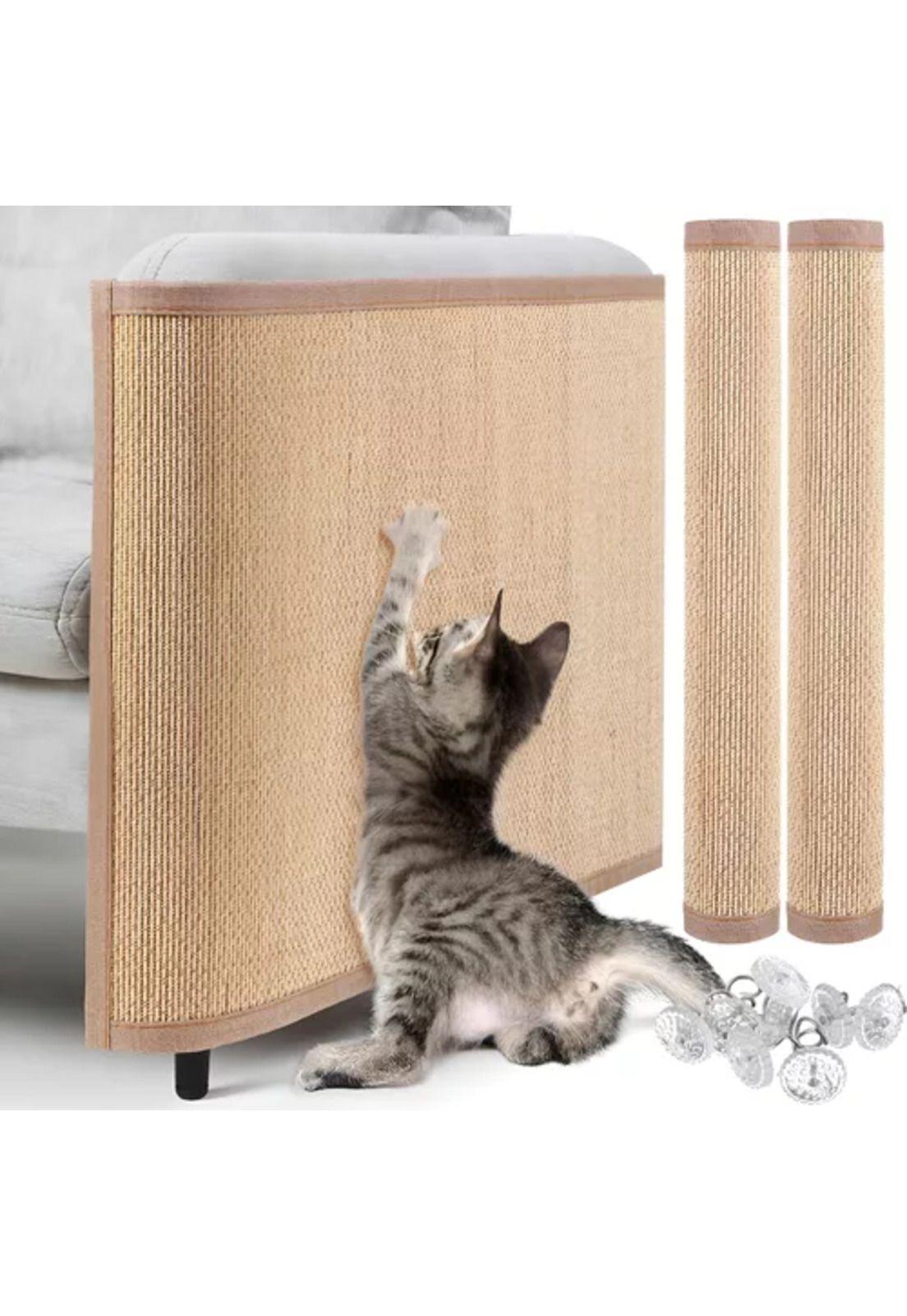 Rascador gato sillon muebles tipo alfombra sisal 80x50cm caf-0