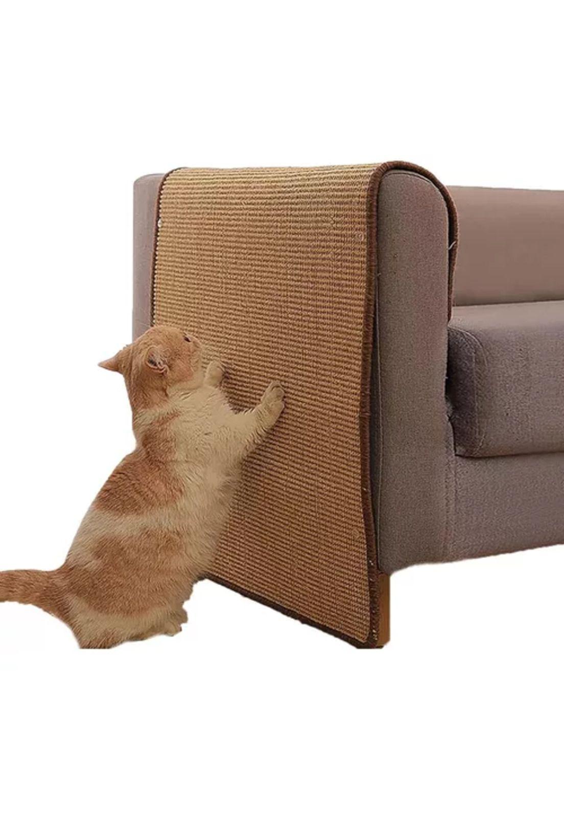 Rascador gato sillon muebles tipo alfombra sisal 80x50cm caf-3